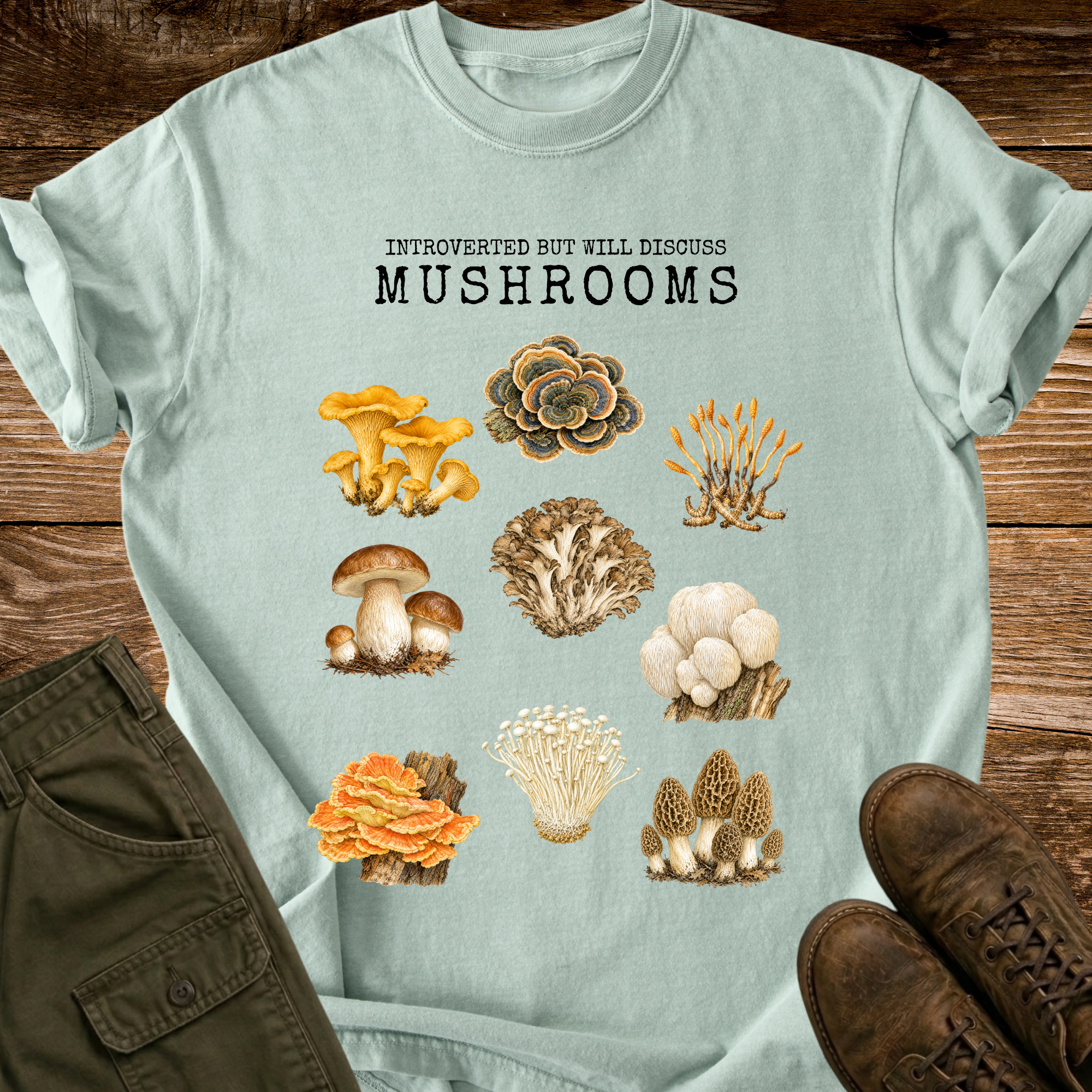 Will Discuss Mushrooms T-Shirt