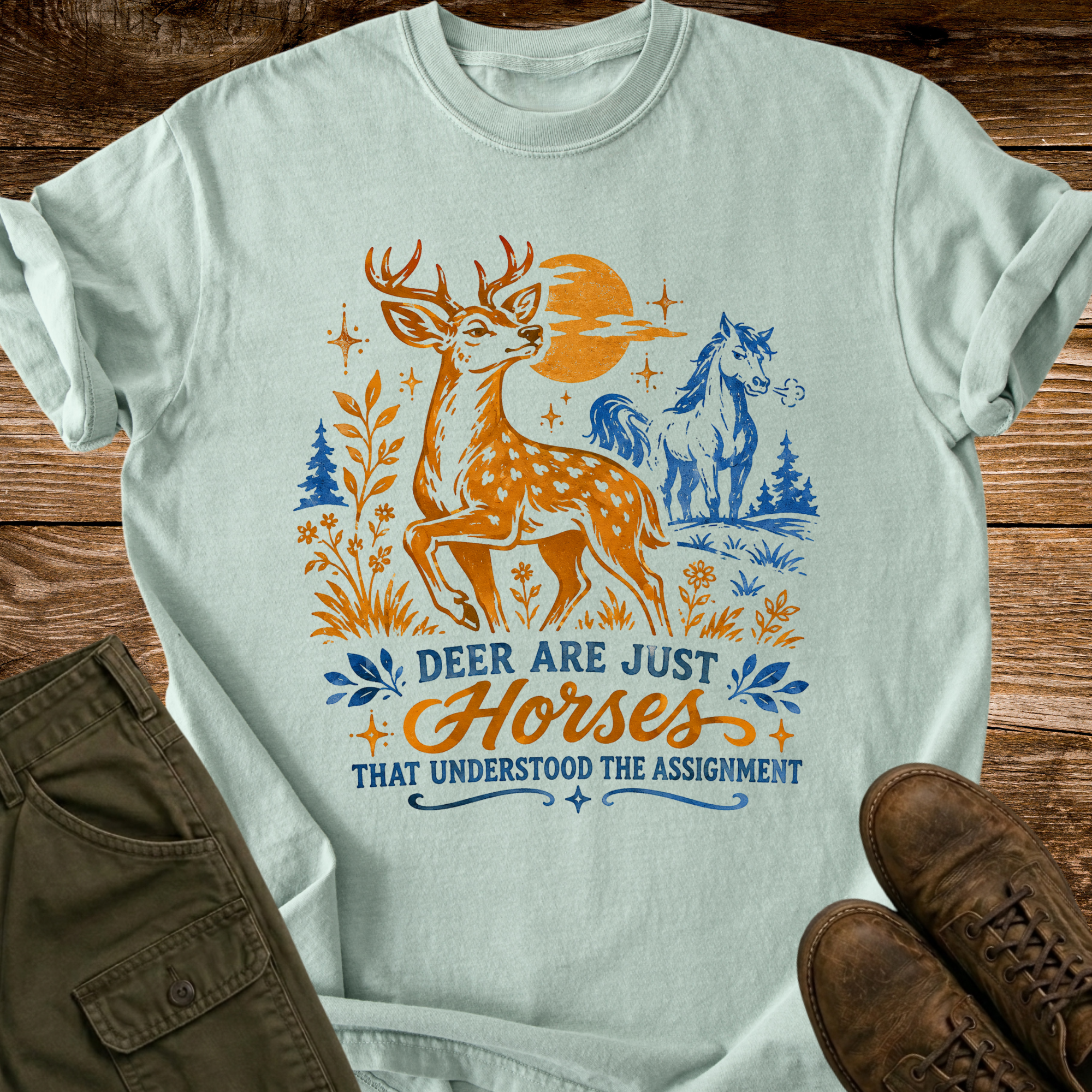 Deer Are Just Horses T-shirt