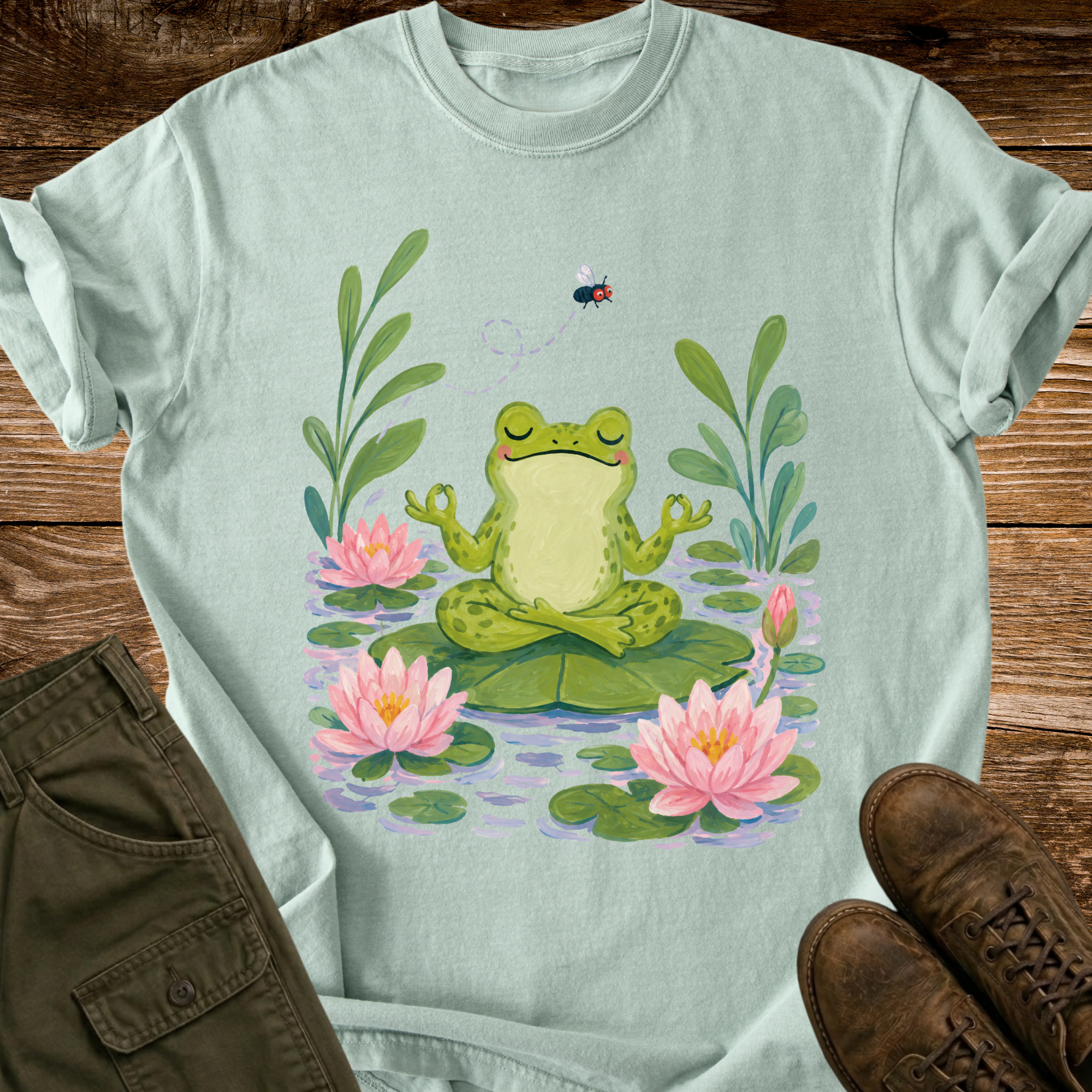 Meditating Frog T-shirt