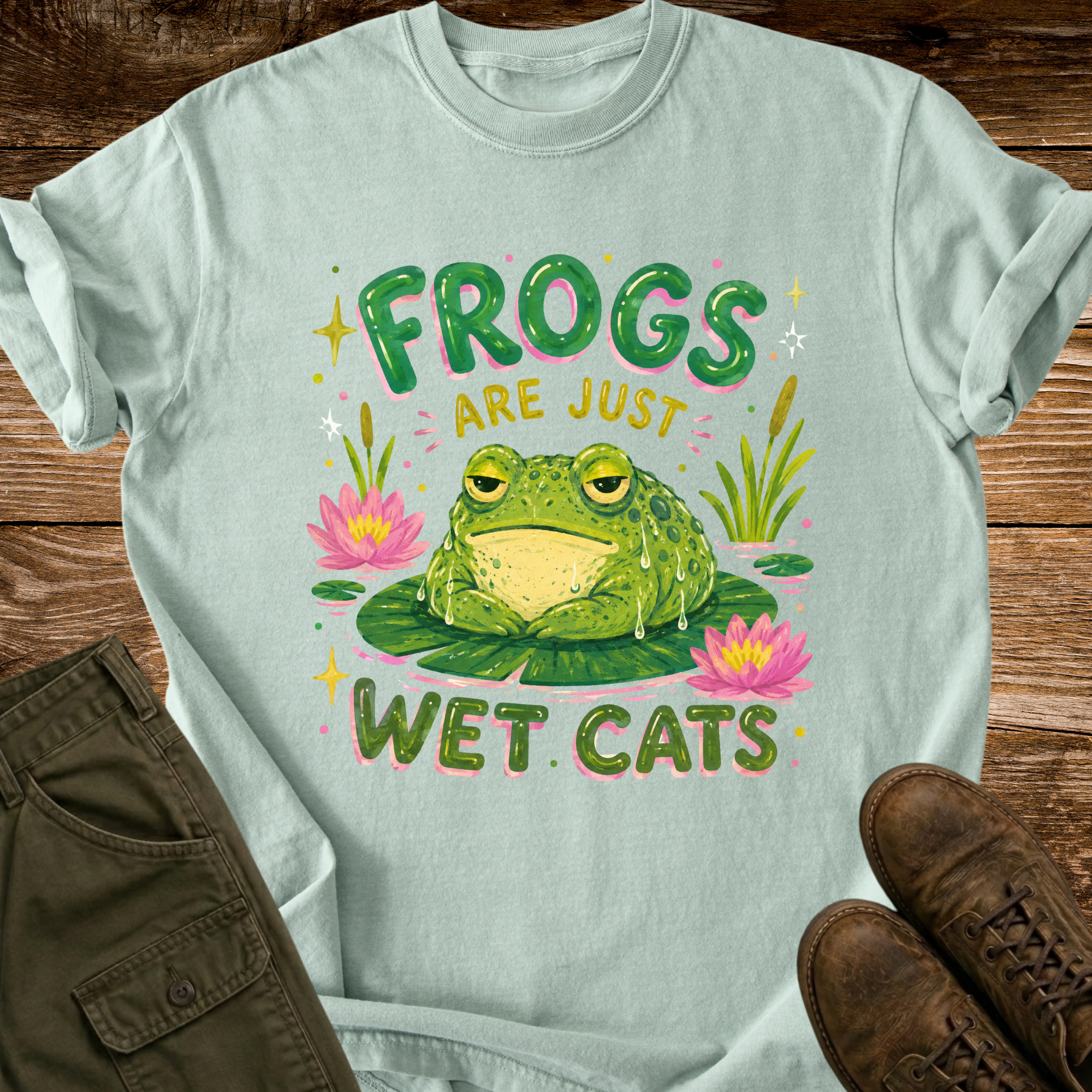 Frogs Are Just Wet Cats T-shirt
