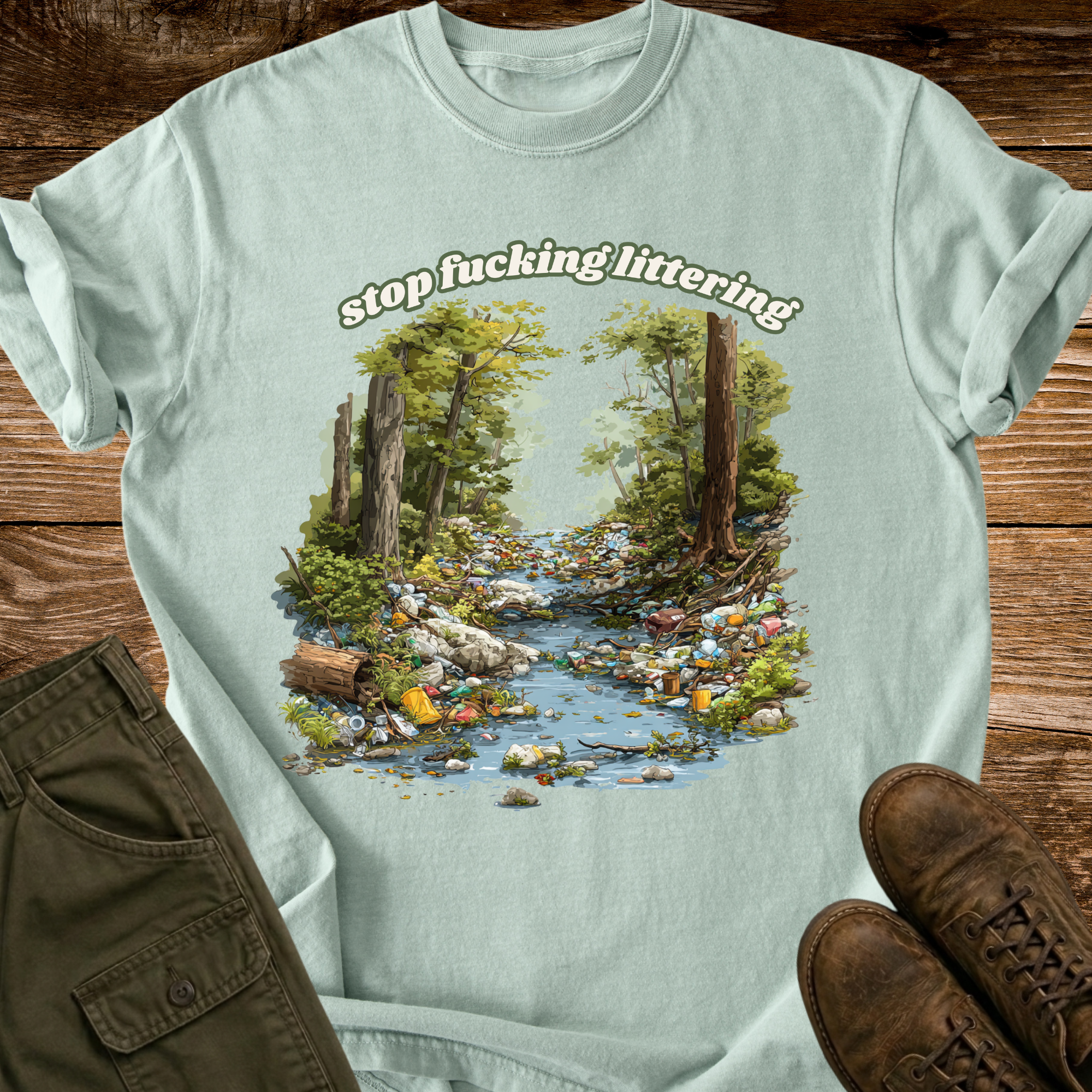 Stop Fucking Littering T-shirt