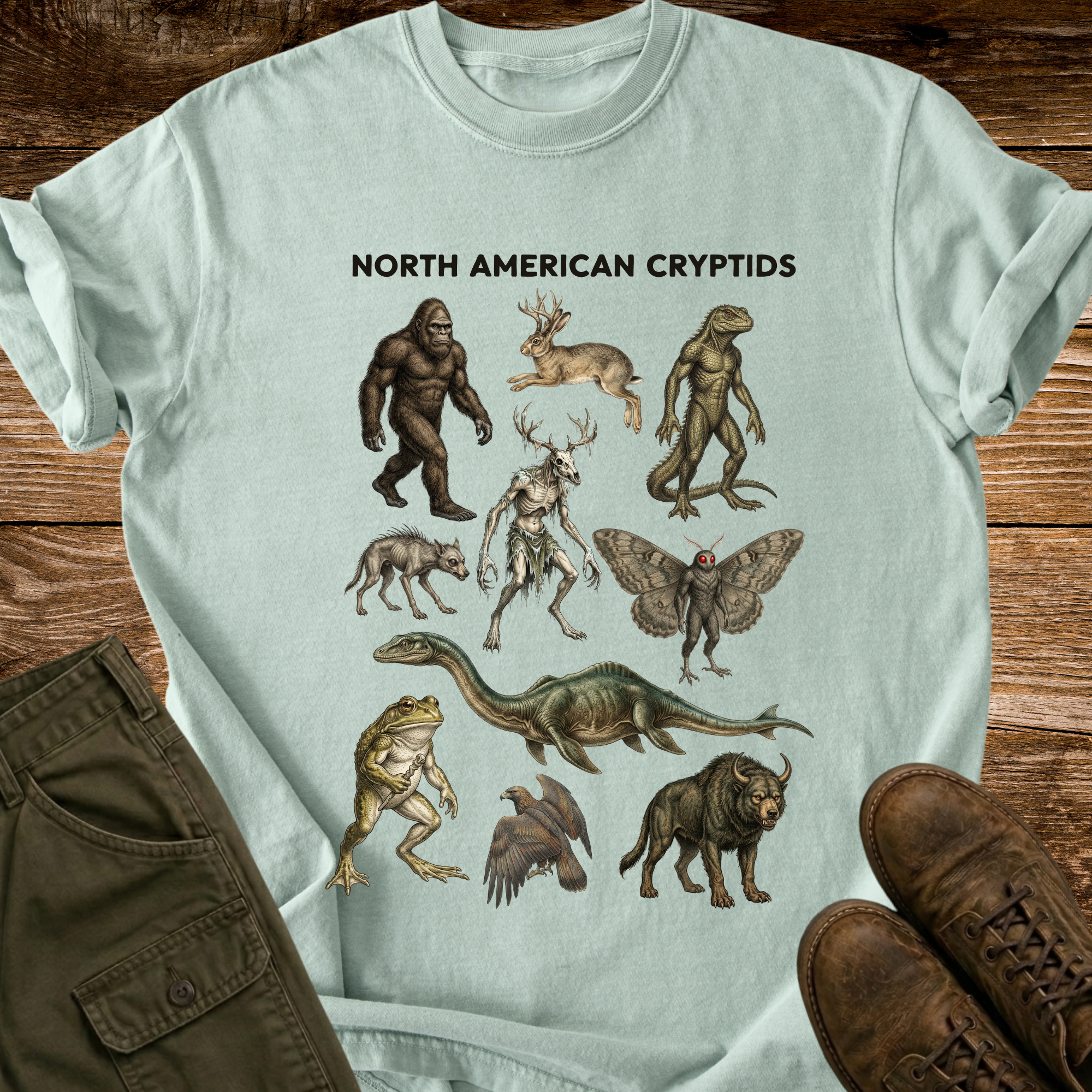 North American Cryptids T-Shirt