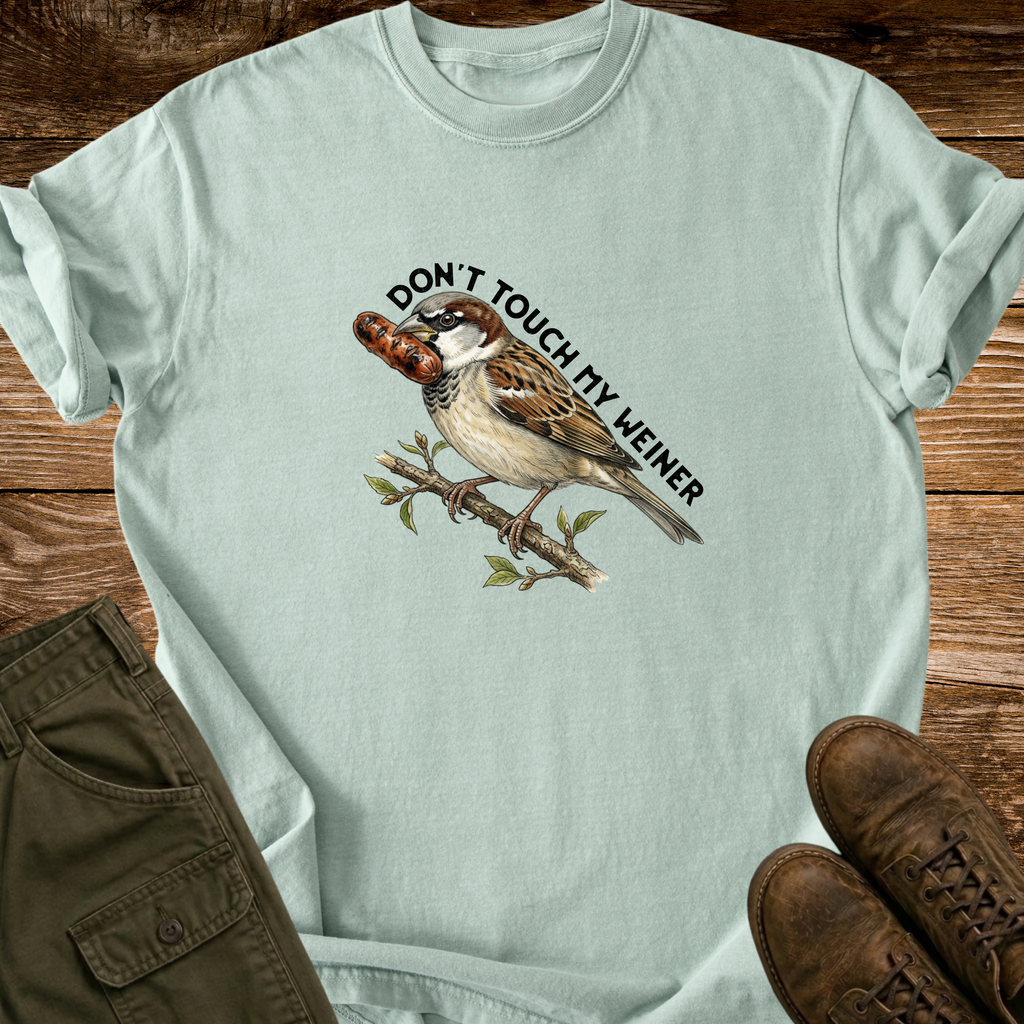 Don't Touch My Weiner Distressed T-shirt
