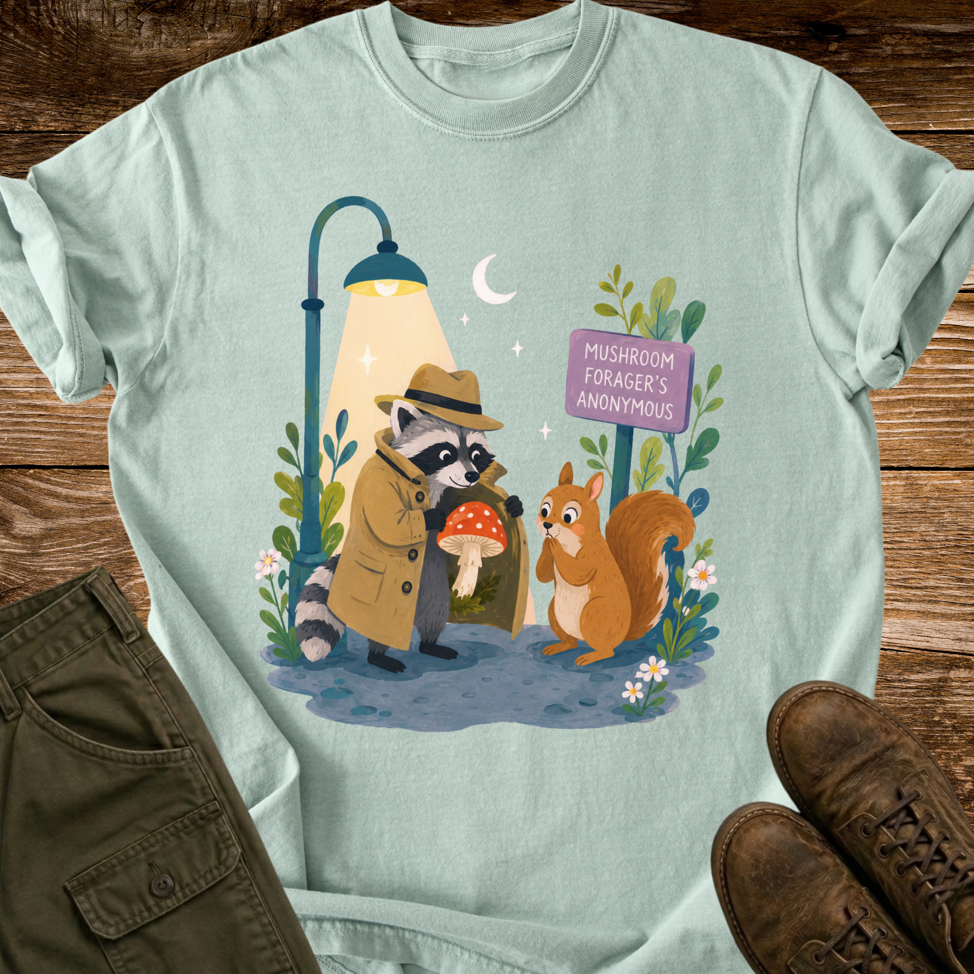 Mushroom Foragers Anonymous T-shirt