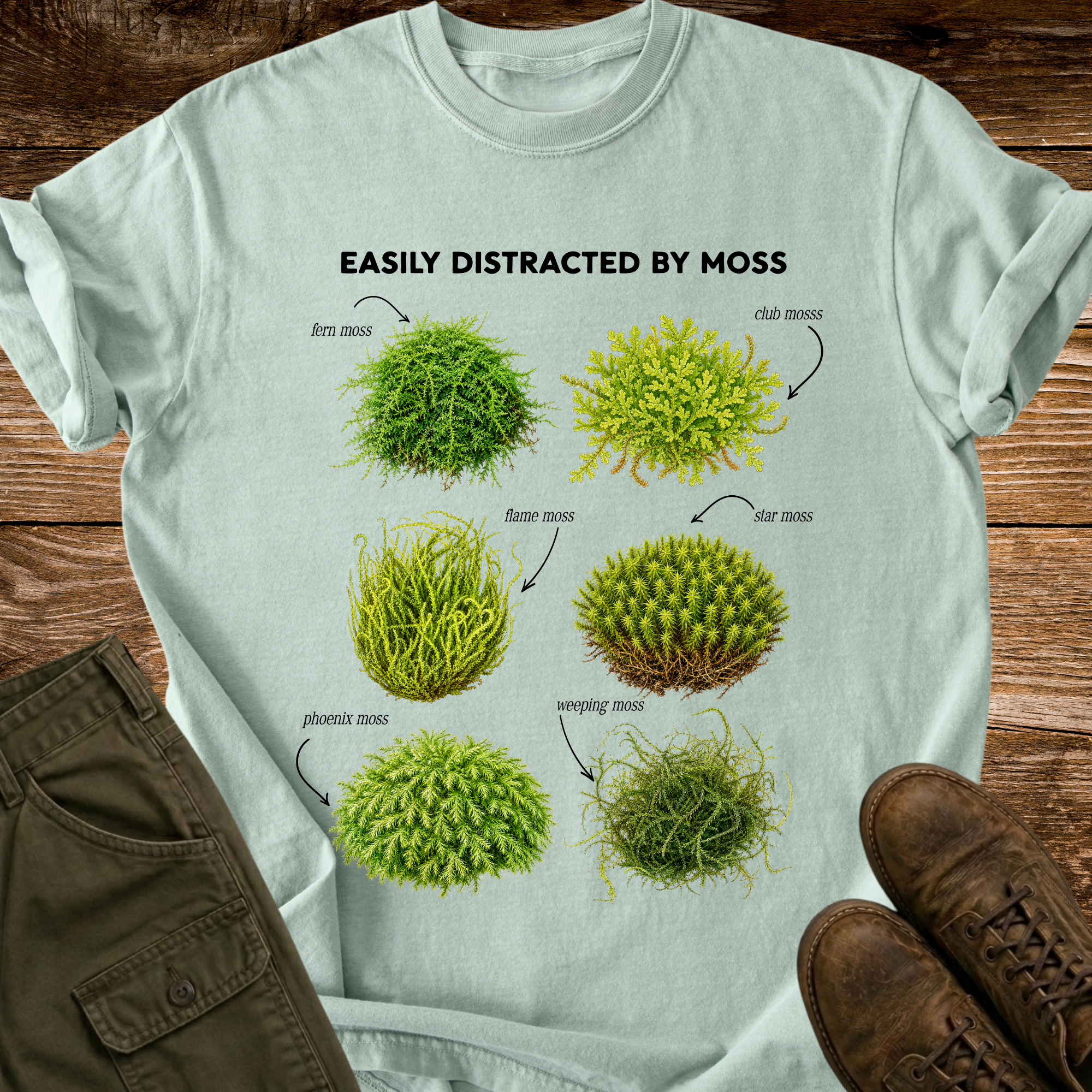 Easily Distracted By Moss T-Shirt