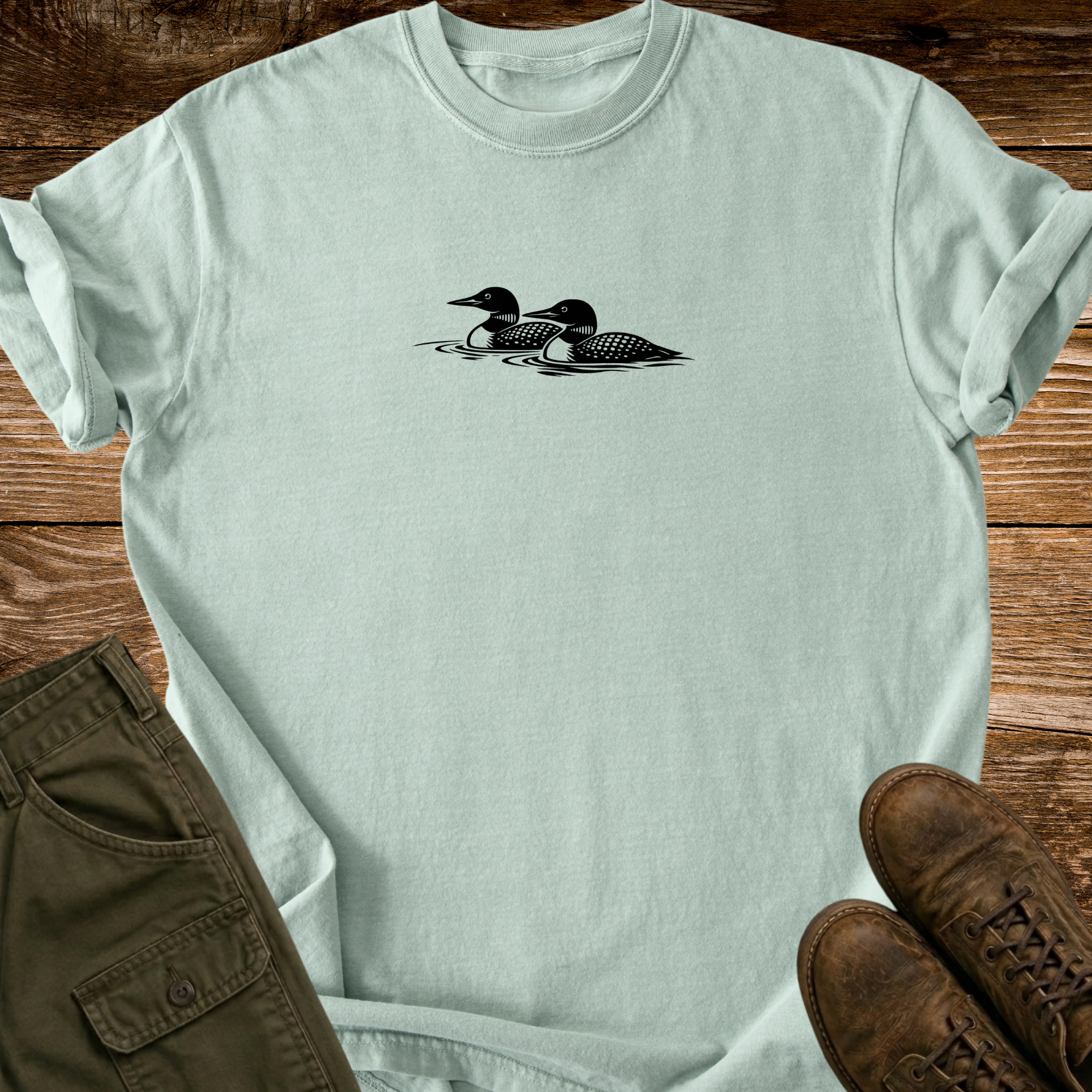 Simple Loon Duo T-shirt