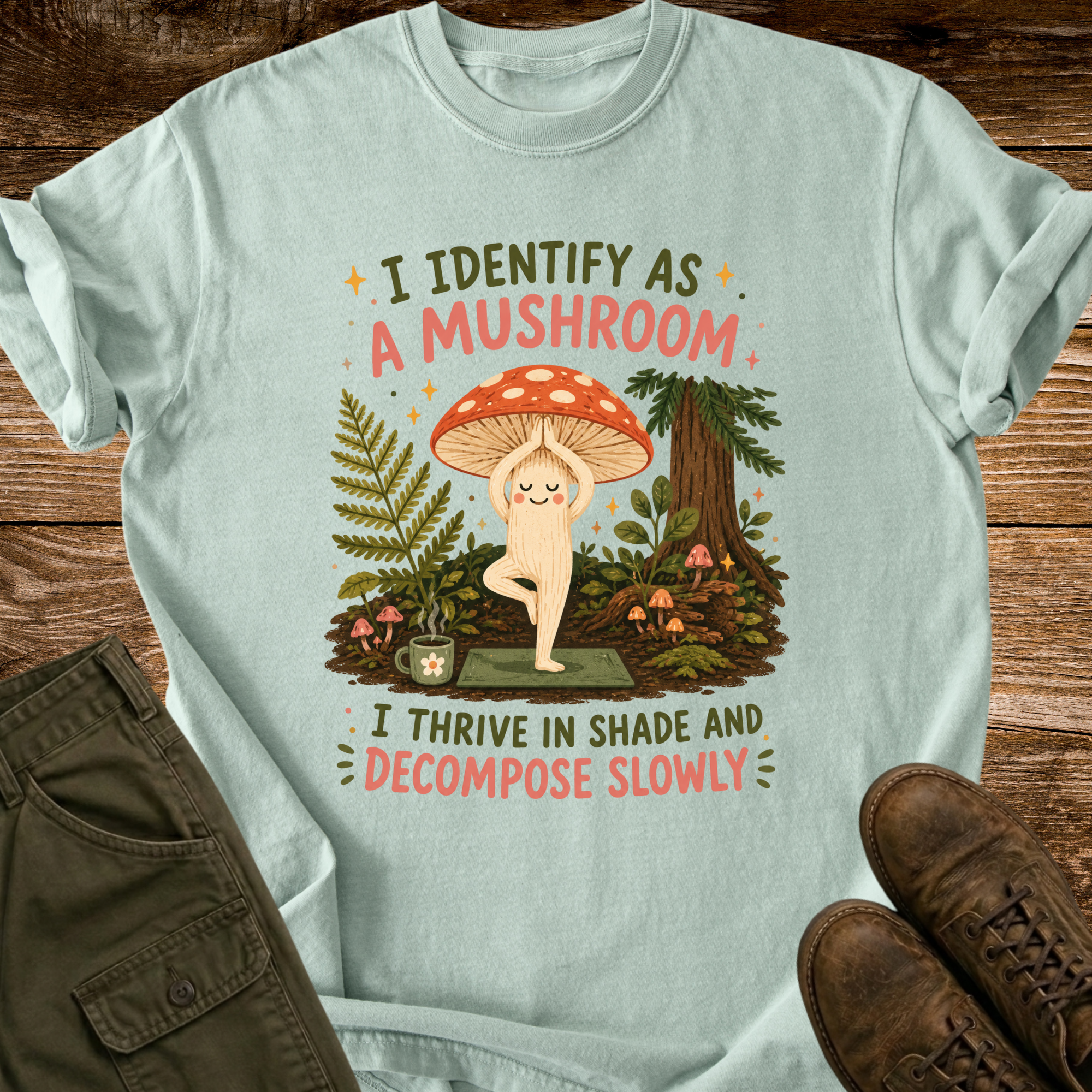 Identify as a Mushroom T-shirt