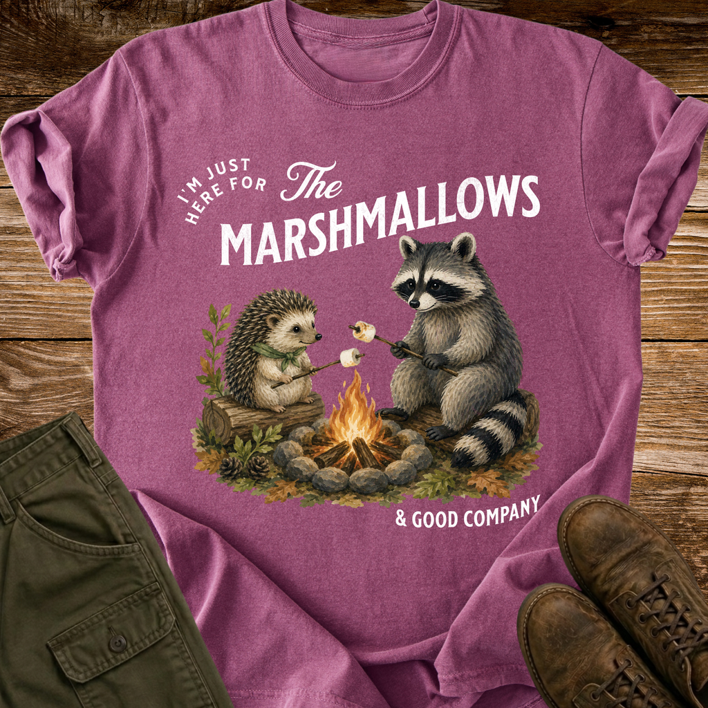 Here for the Marshmallows T-shirt