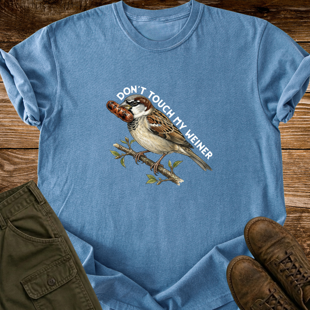 Don't Touch My Weiner Distressed T-shirt