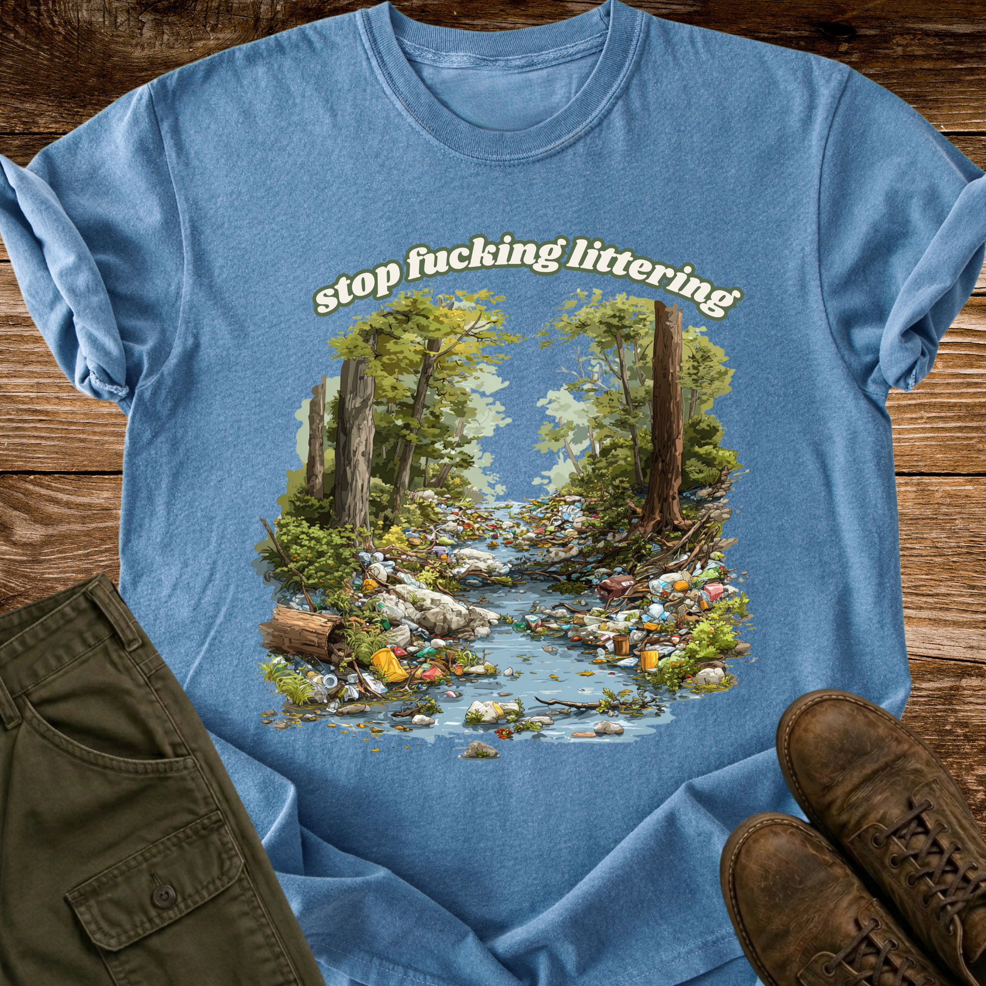 Stop Fucking Littering T-shirt