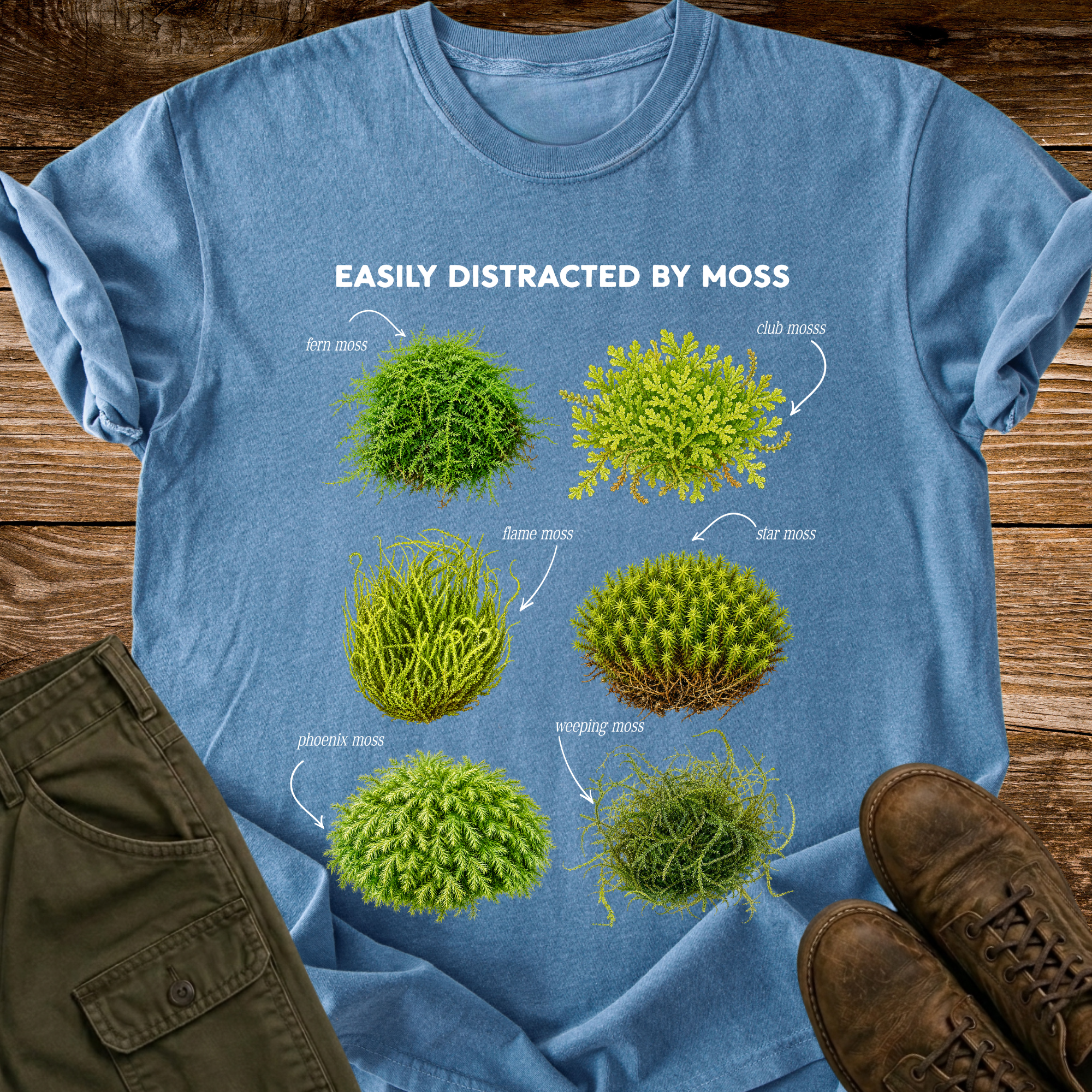 Easily Distracted By Moss T-Shirt