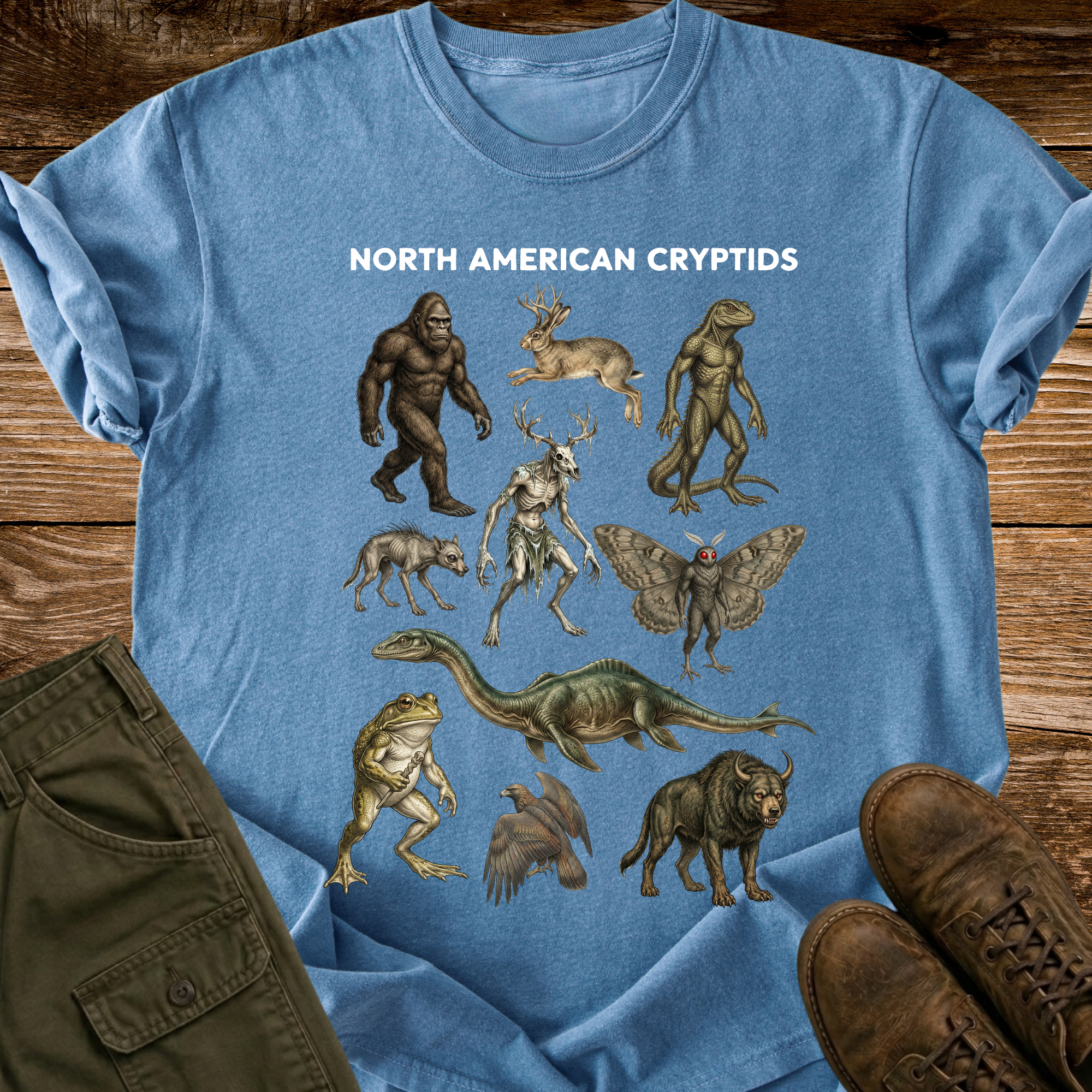North American Cryptids T-Shirt