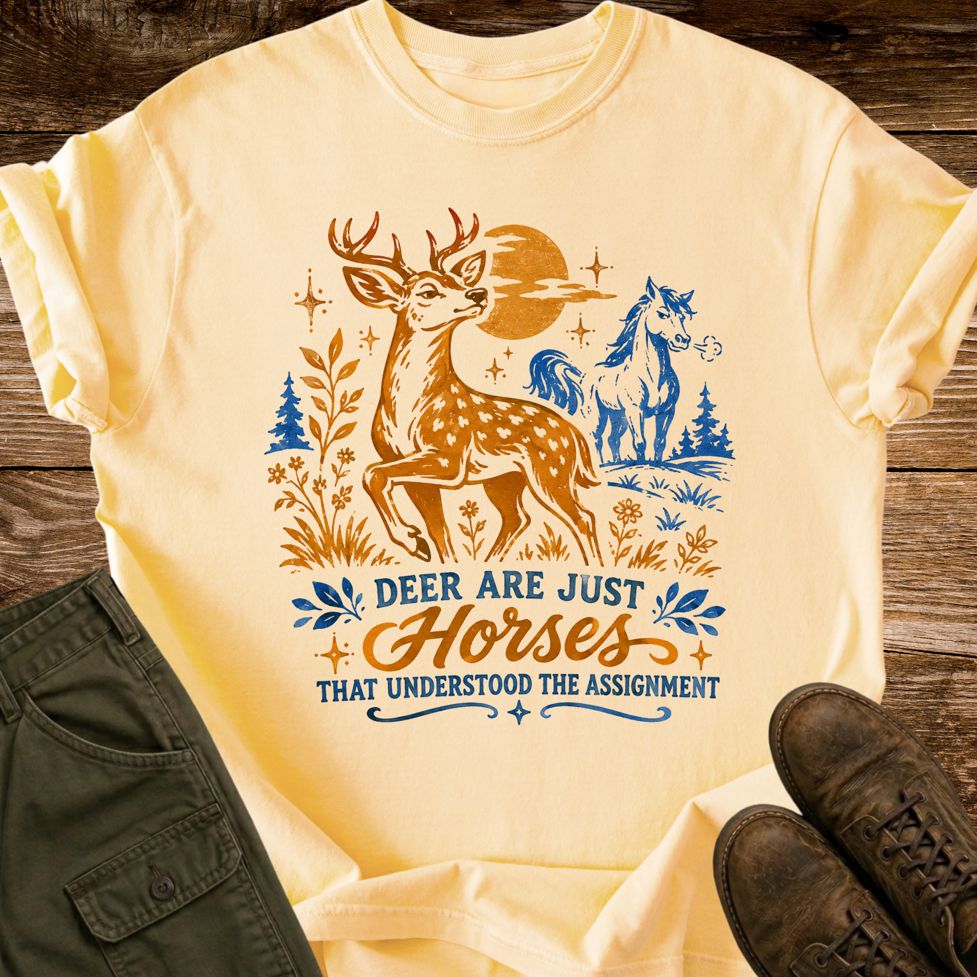 Deer Are Just Horses T-shirt