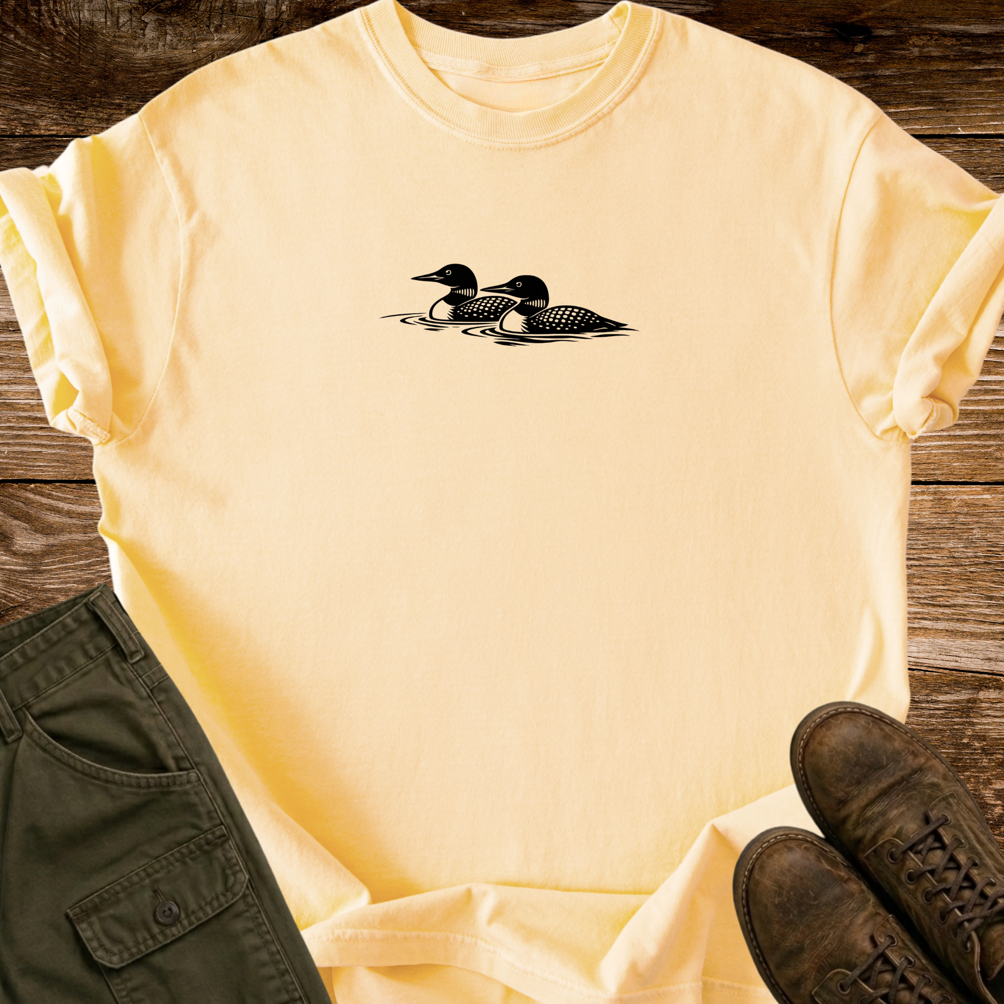Simple Loon Duo T-shirt