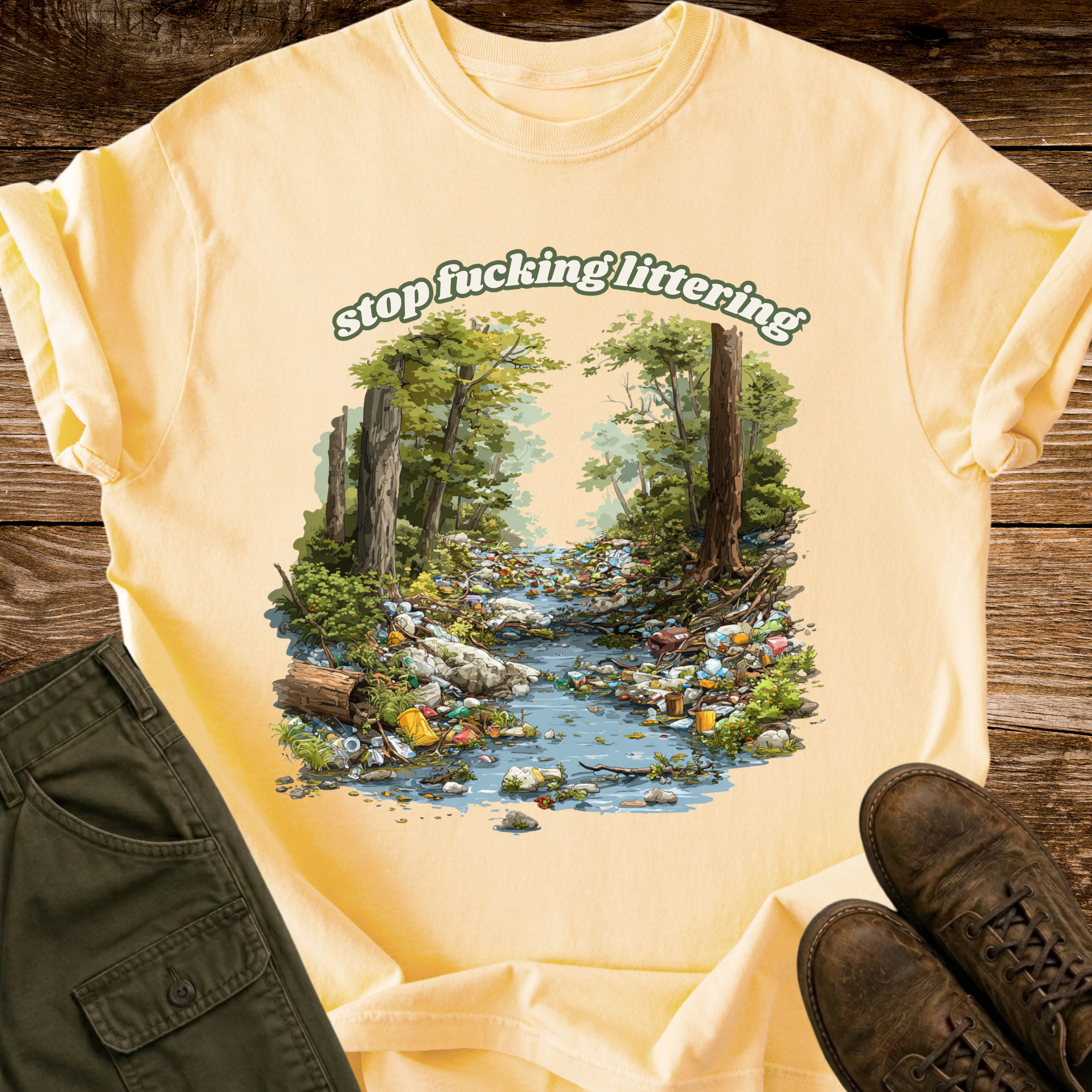 Stop Fucking Littering T-shirt