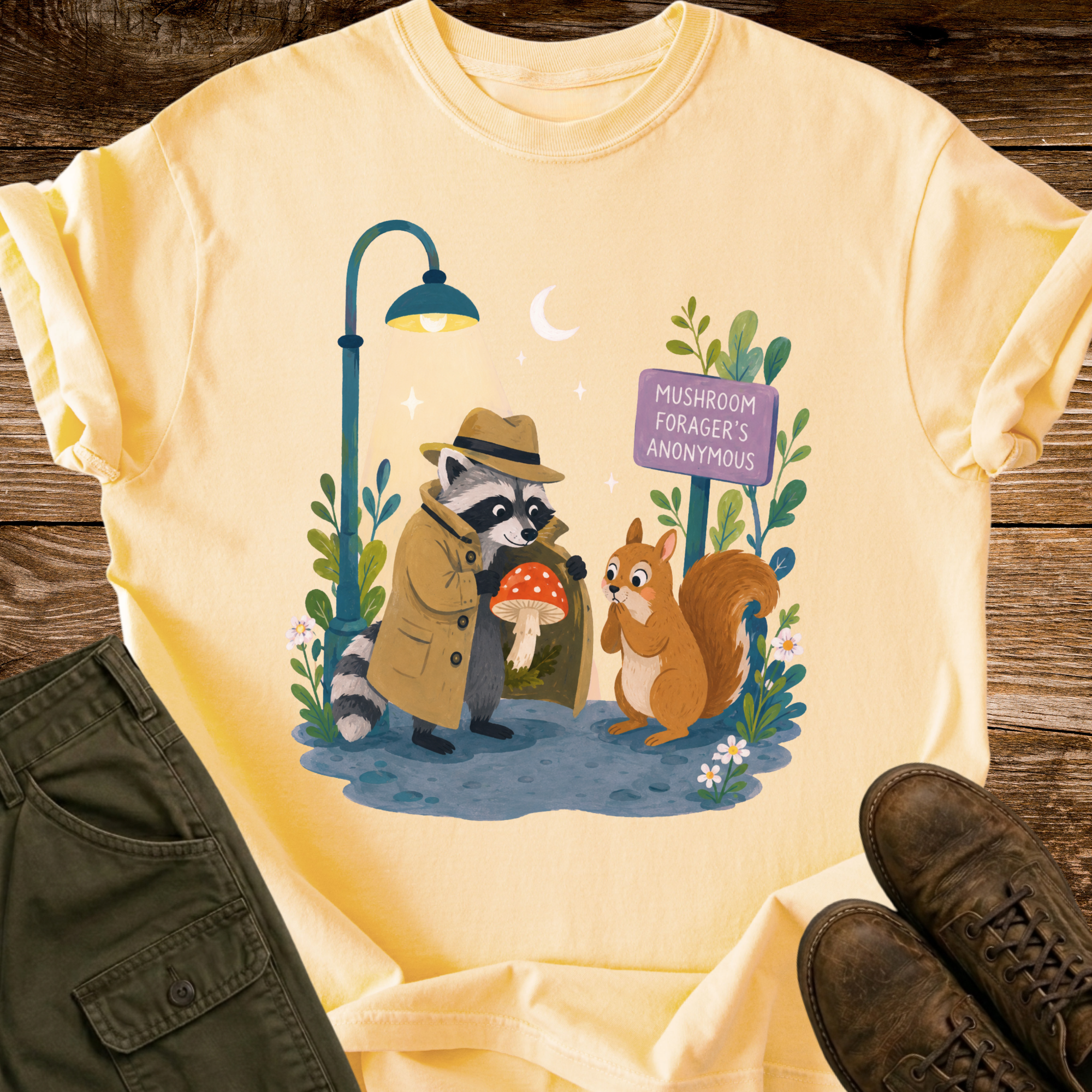 Mushroom Foragers Anonymous T-shirt