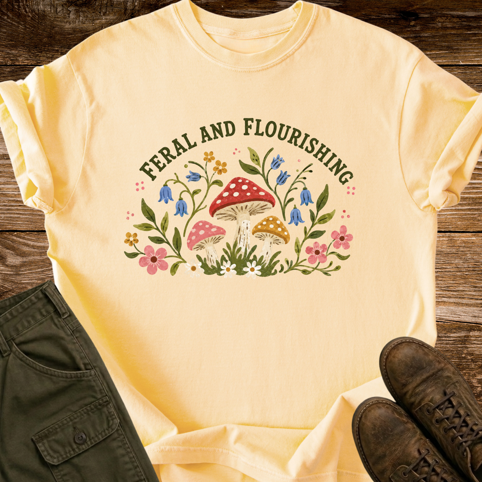 Feral and Flourishing T-shirt