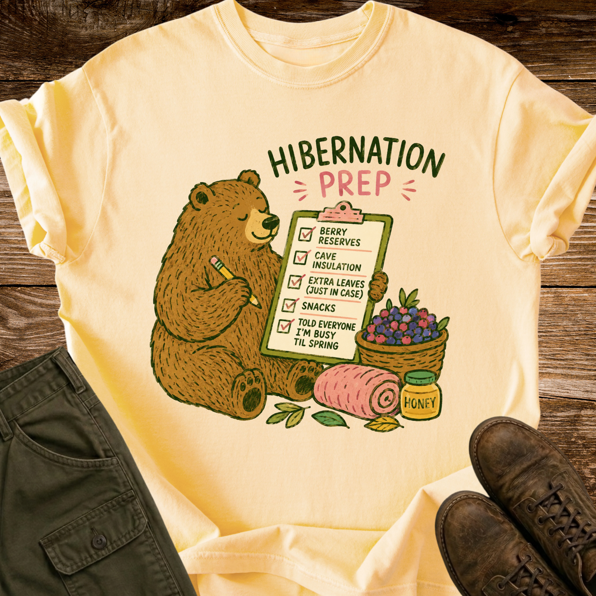 Hibernation Prep T-shirt