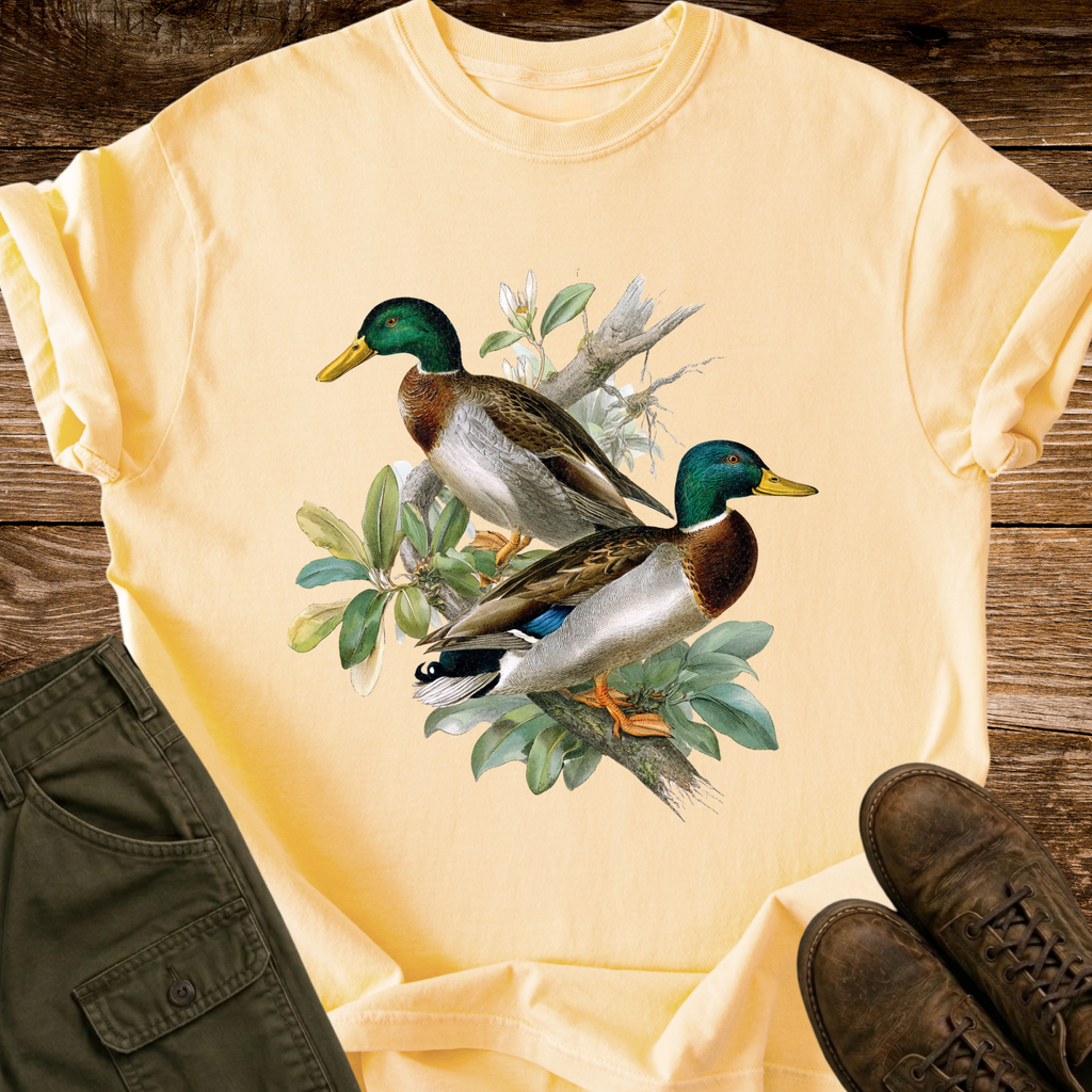 Vintage Ducks Distressed T-Shirt