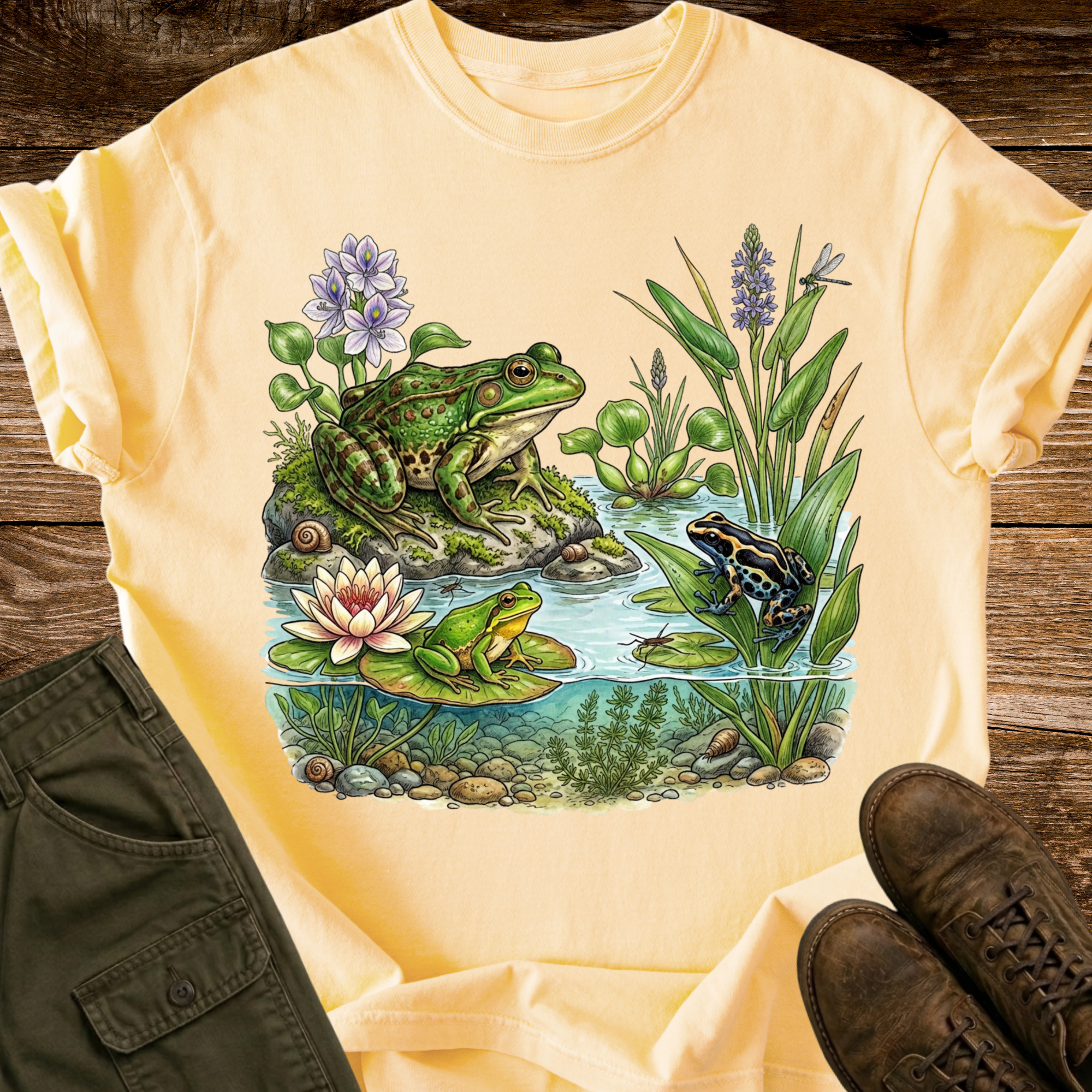Frog Pond Distressed T-shirt