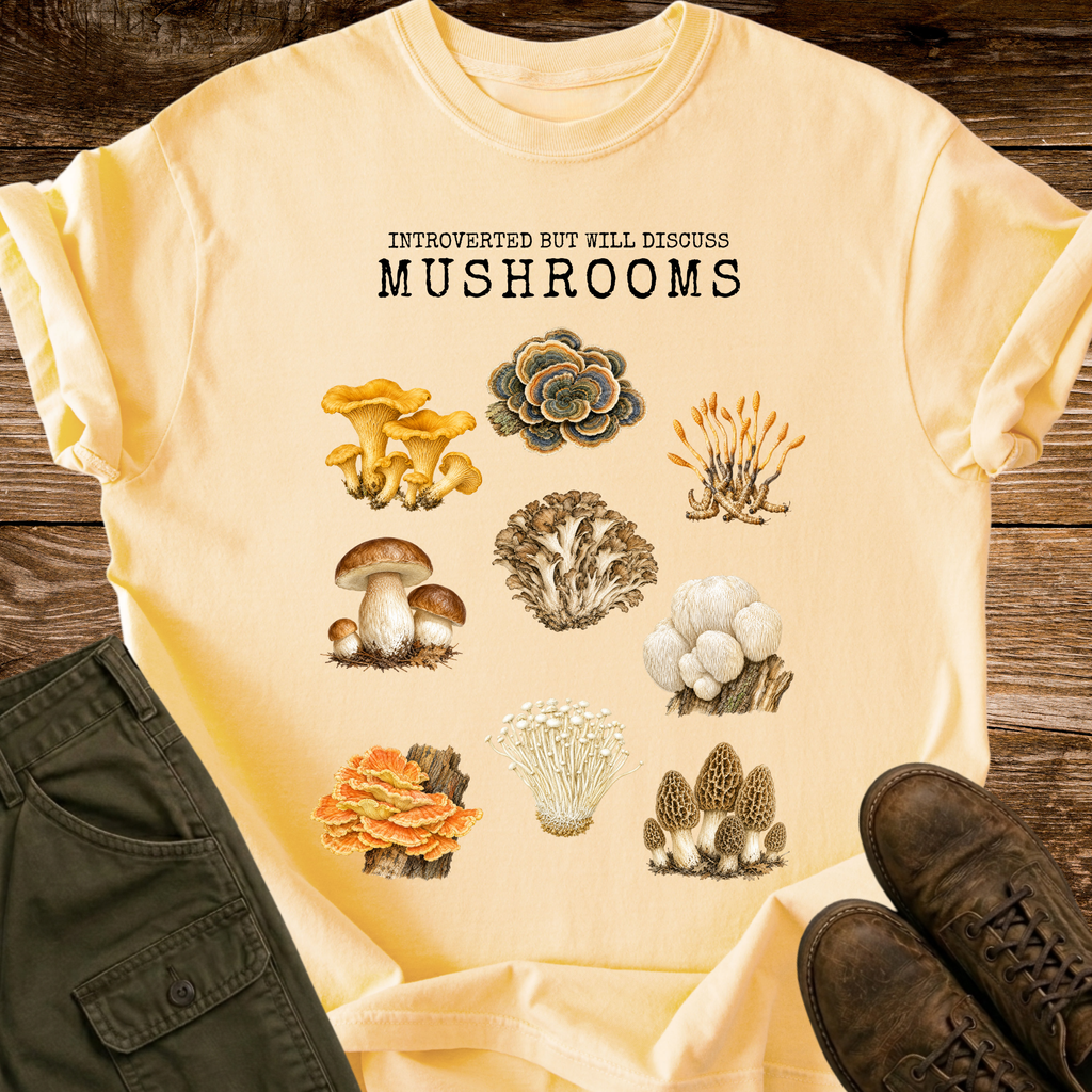 Will Discuss Mushrooms T-Shirt