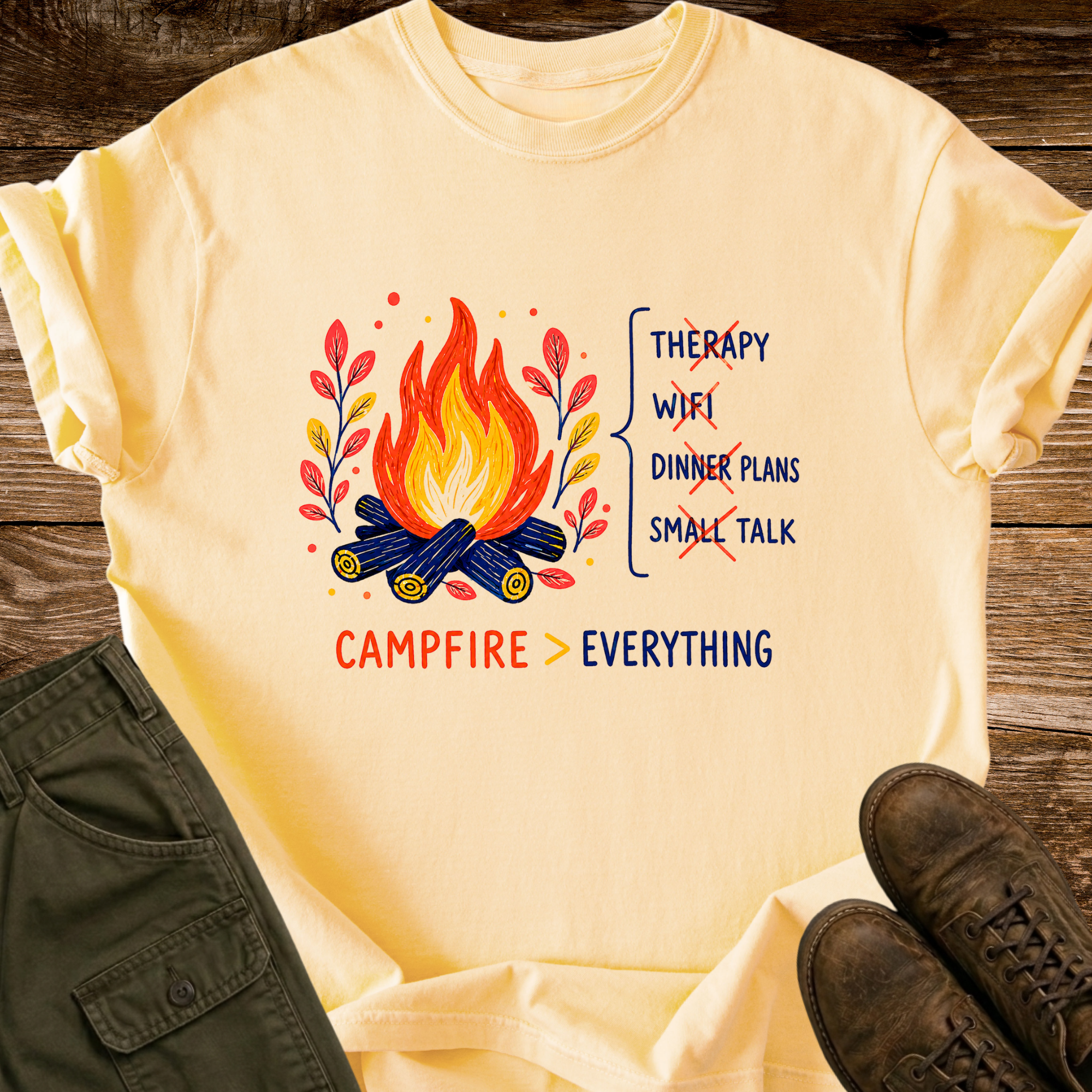 Campfire Over Everything T-shirt