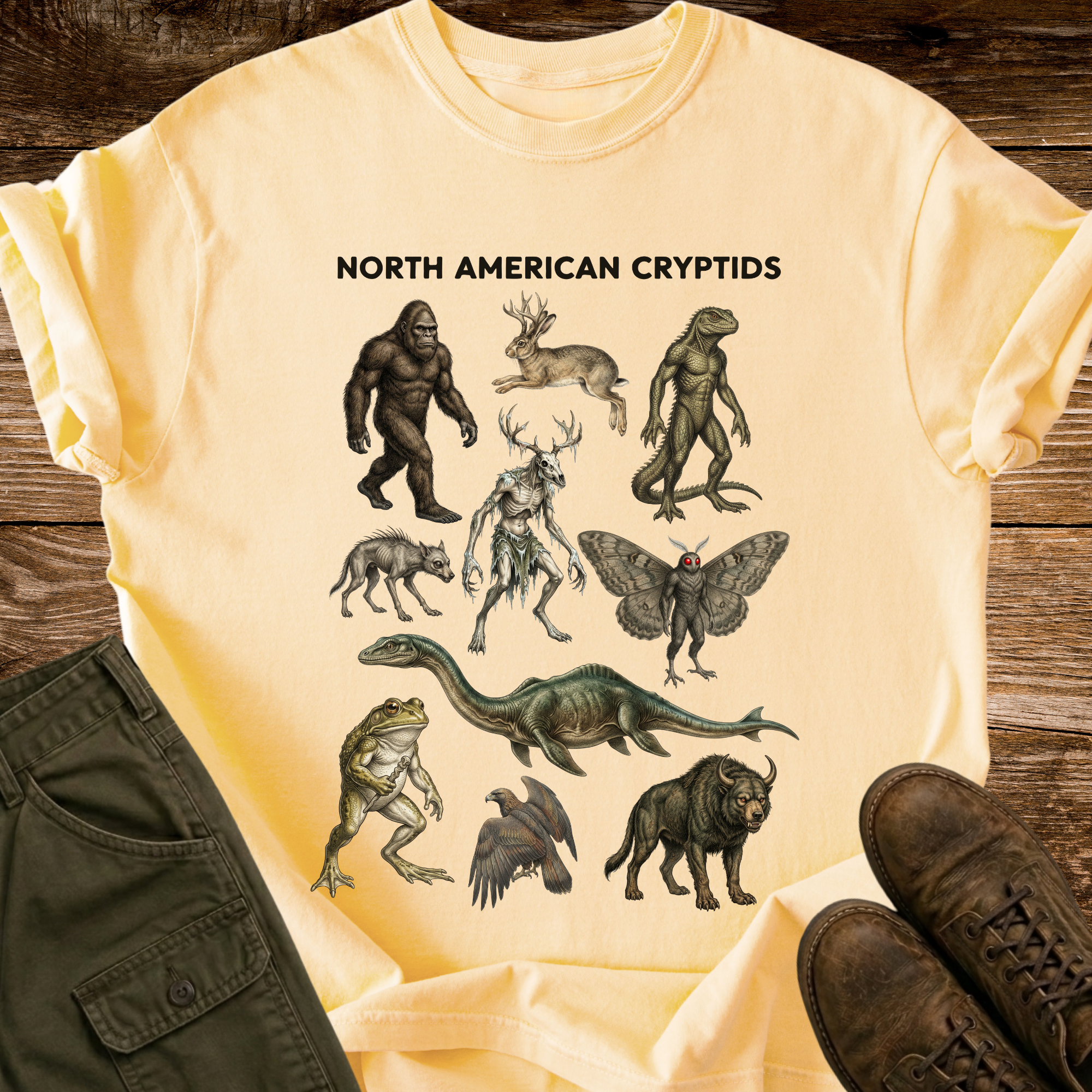 North American Cryptids T-Shirt