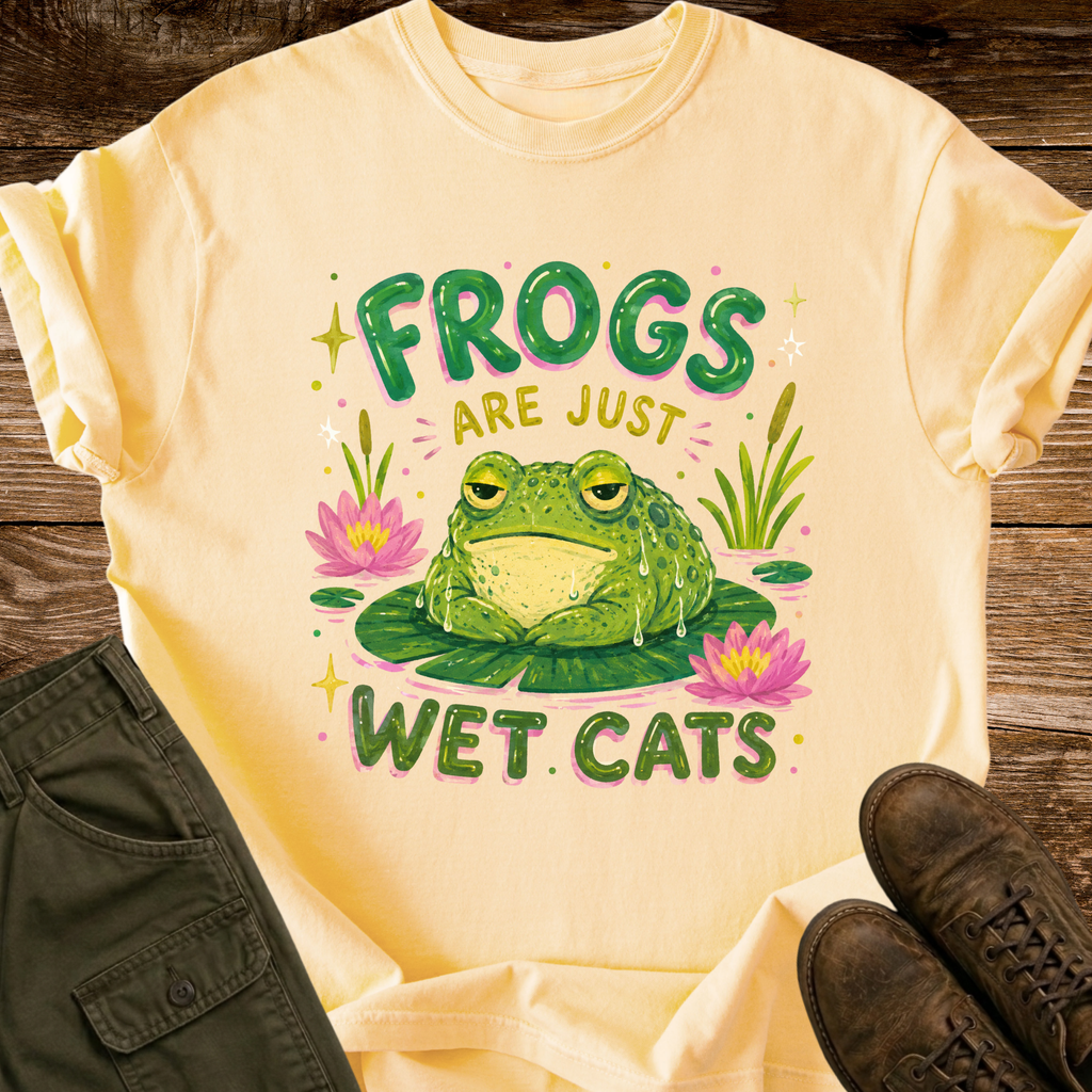 Frogs Are Just Wet Cats T-shirt