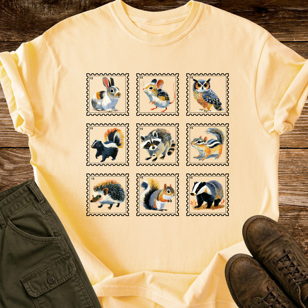 Woodland Stamps T-shirt