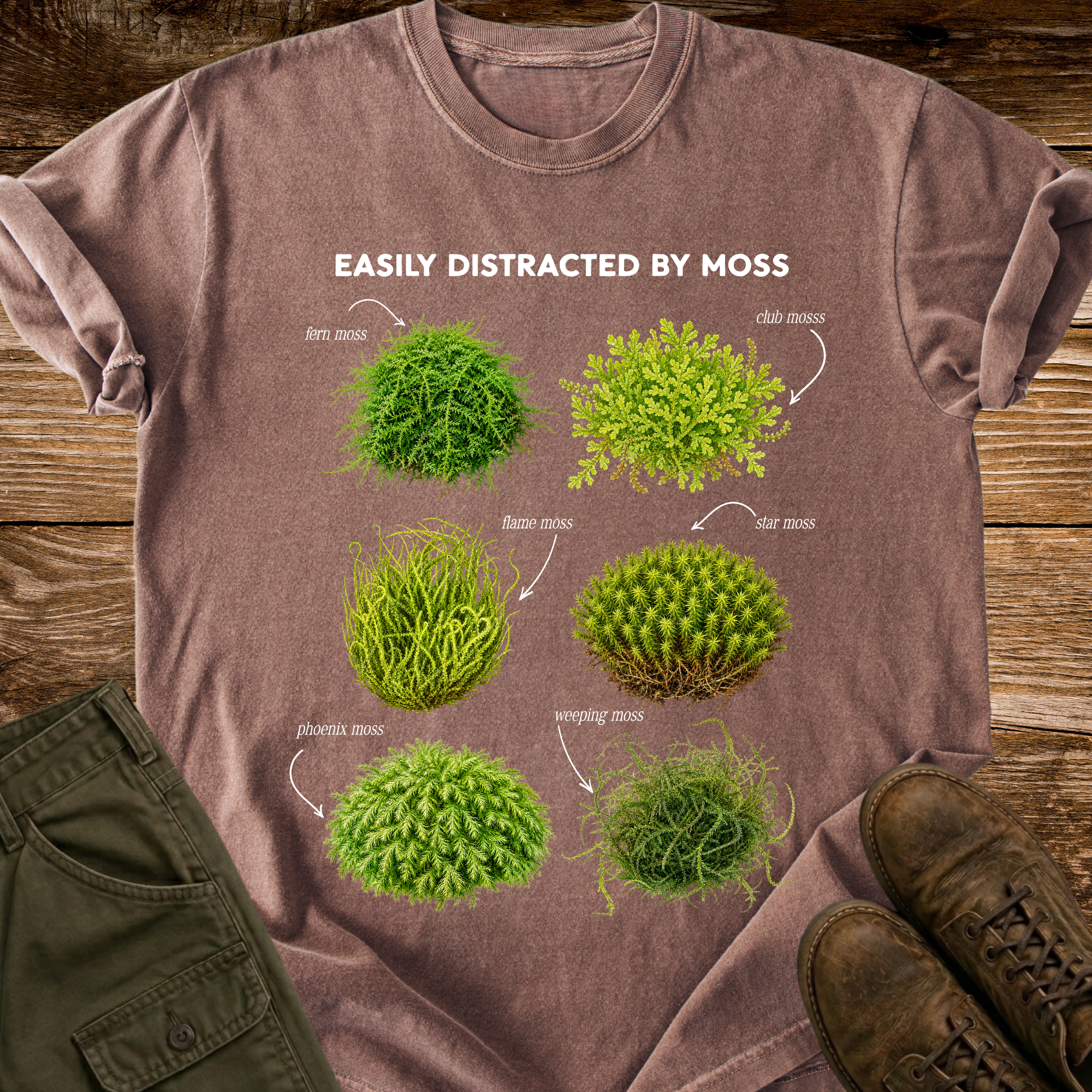 Easily Distracted By Moss T-Shirt