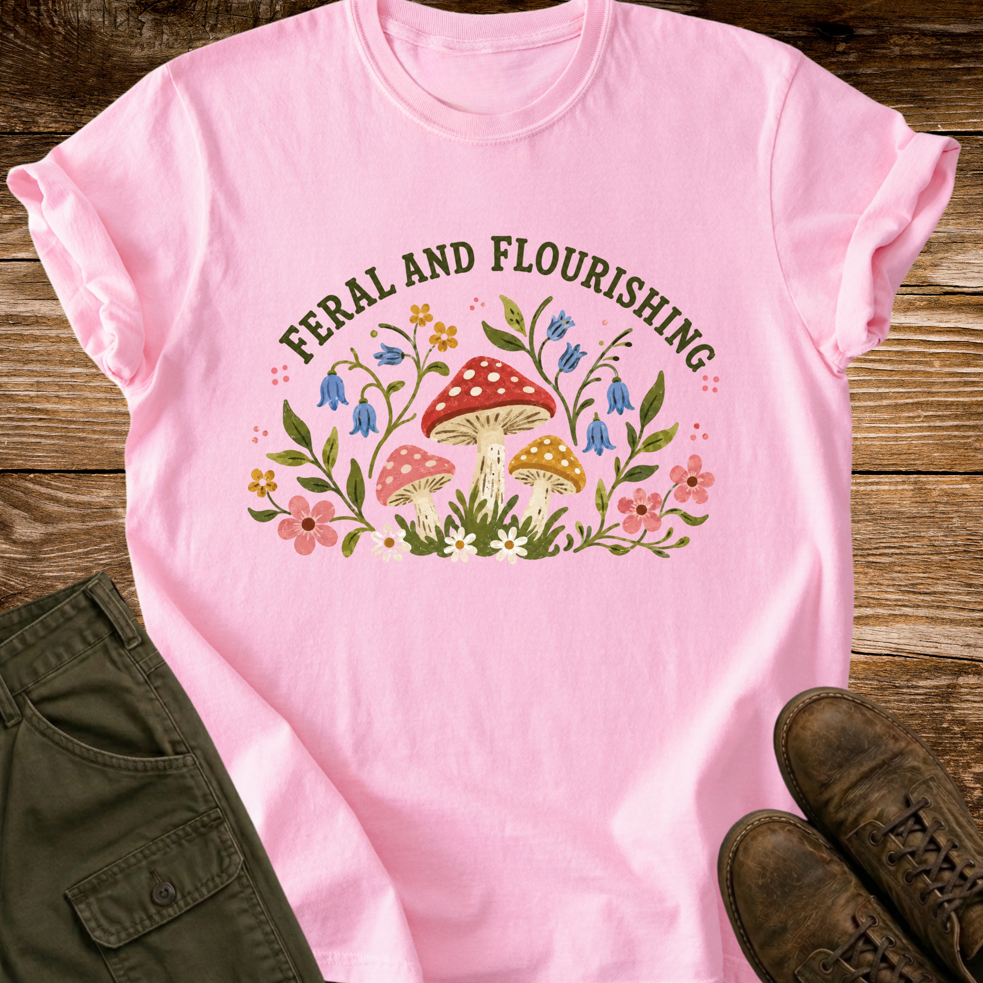 Feral and Flourishing T-shirt