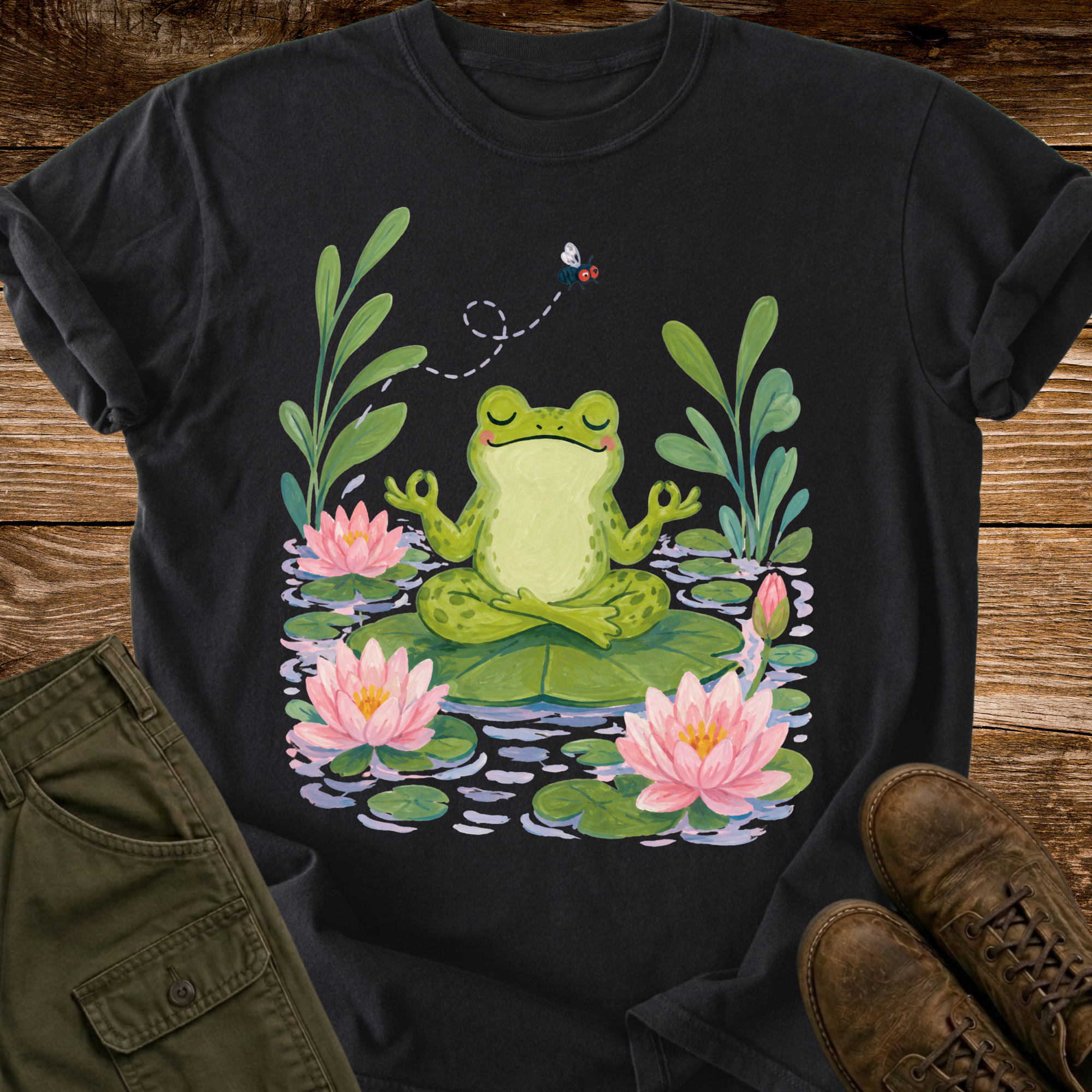 Meditating Frog T-shirt
