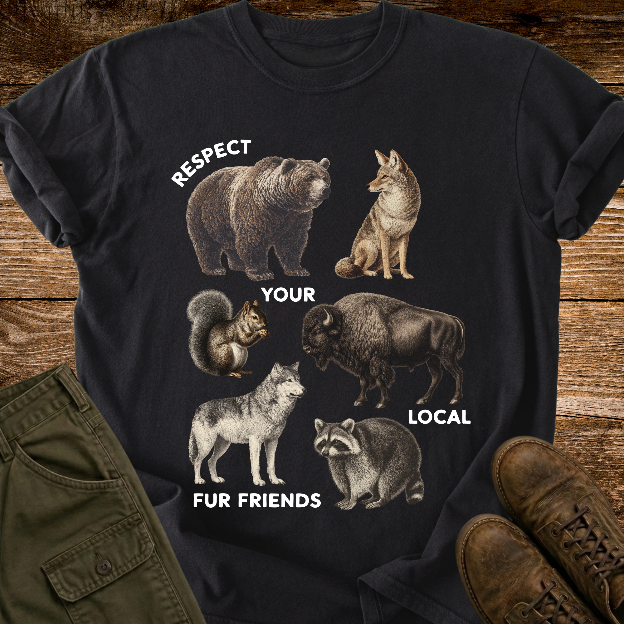 Respect The Fur Friends T-shirt