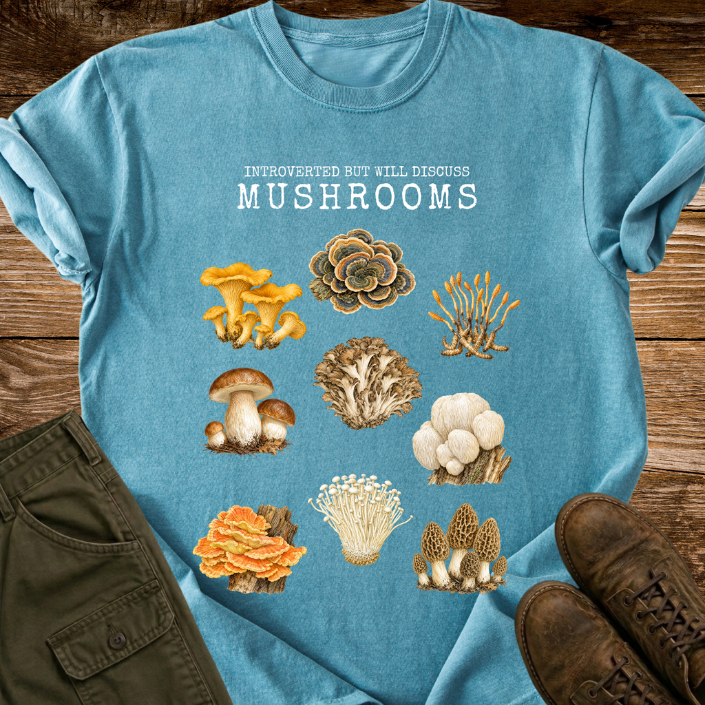 Will Discuss Mushrooms T-Shirt