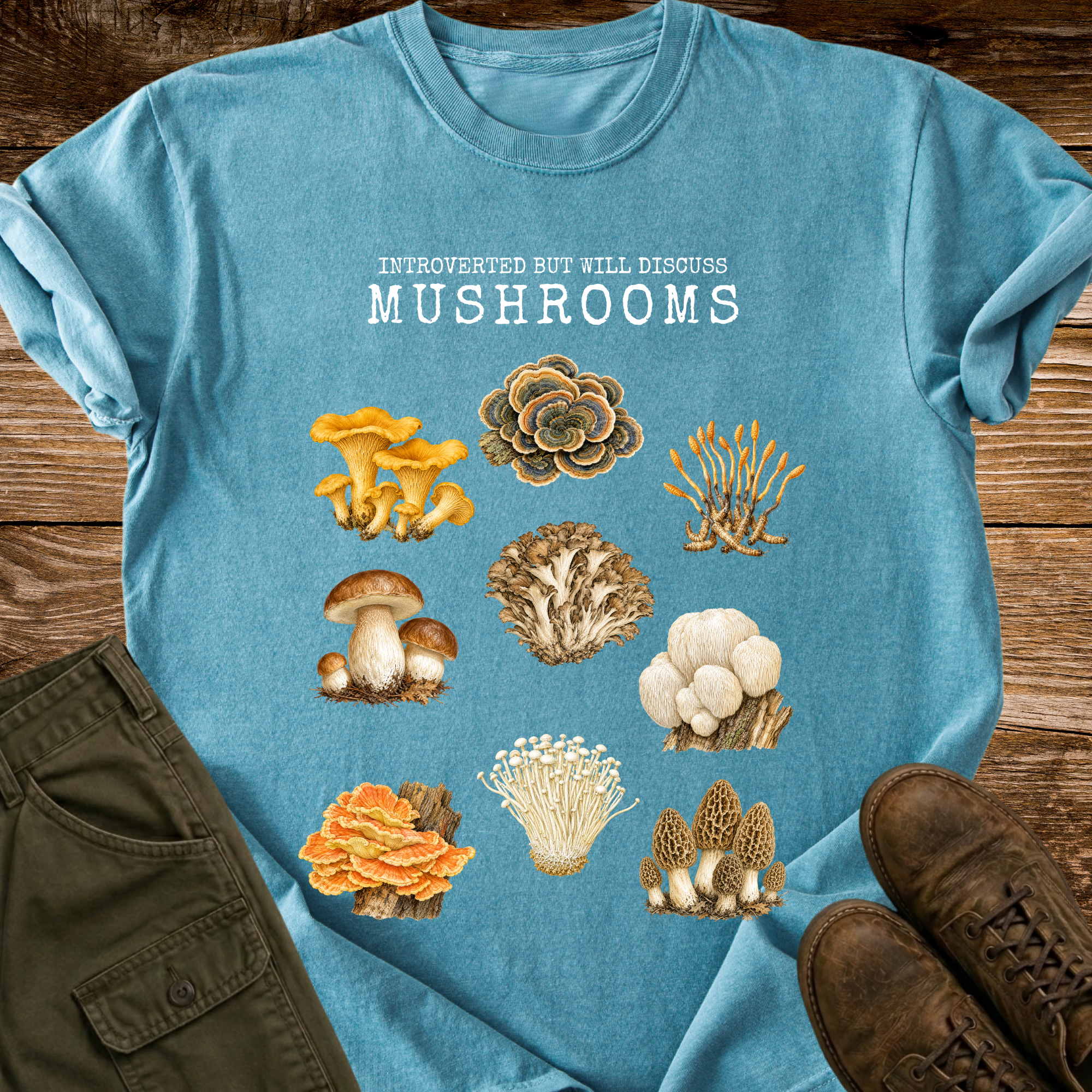 Will Discuss Mushrooms T-Shirt