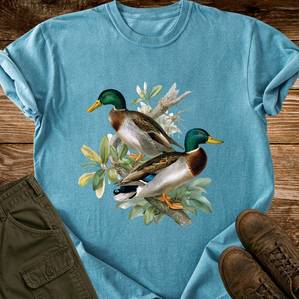 Vintage Ducks Distressed T-Shirt