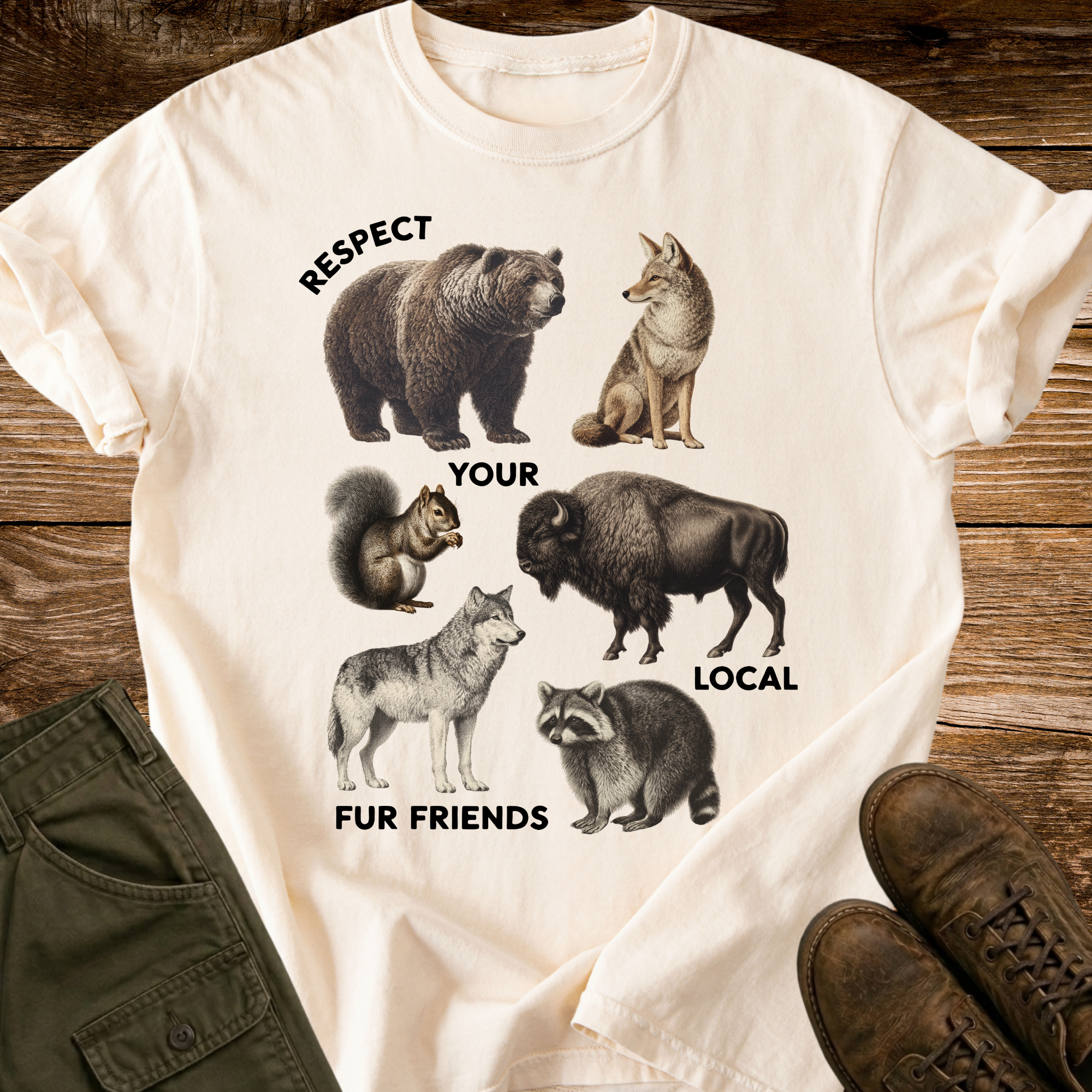 Respect The Fur Friends T-shirt