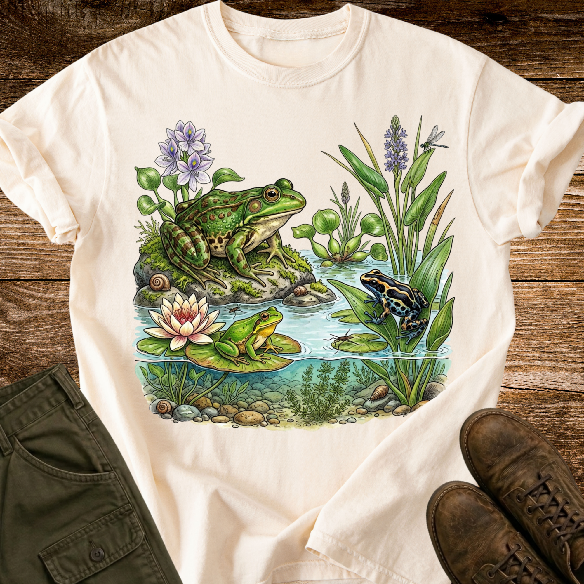 Frog Pond Distressed T-shirt