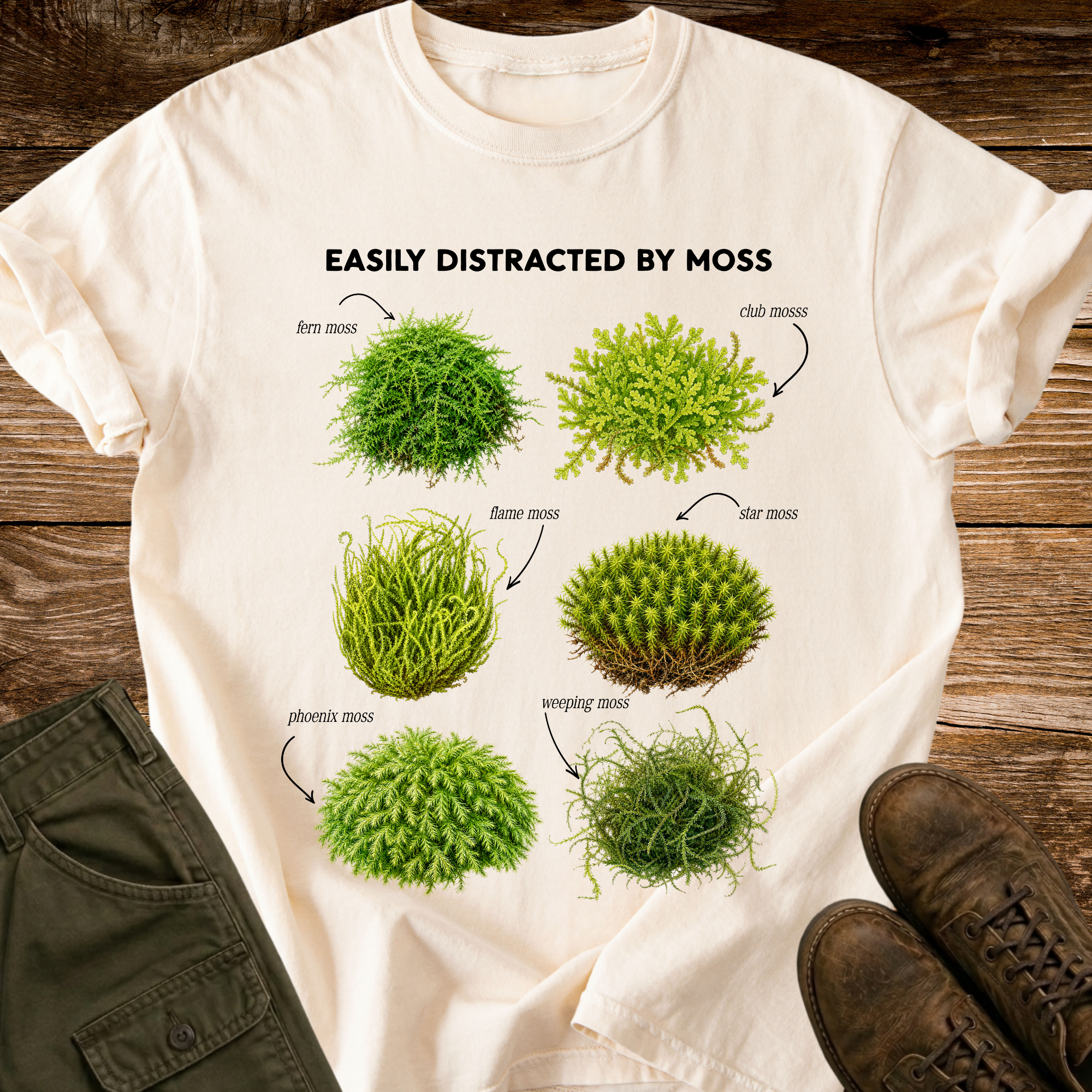 Easily Distracted By Moss T-Shirt