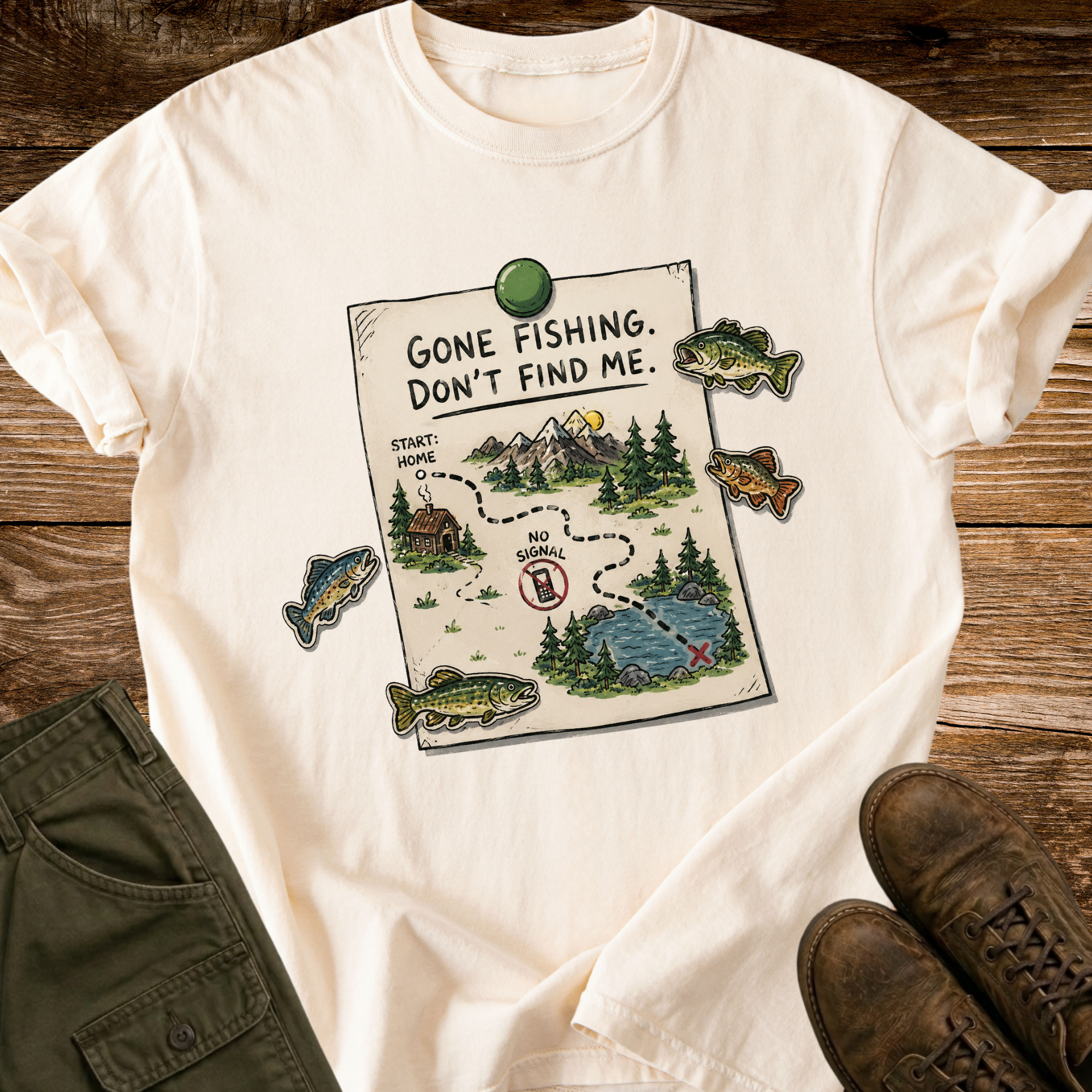 Gone Fishing T-shirt