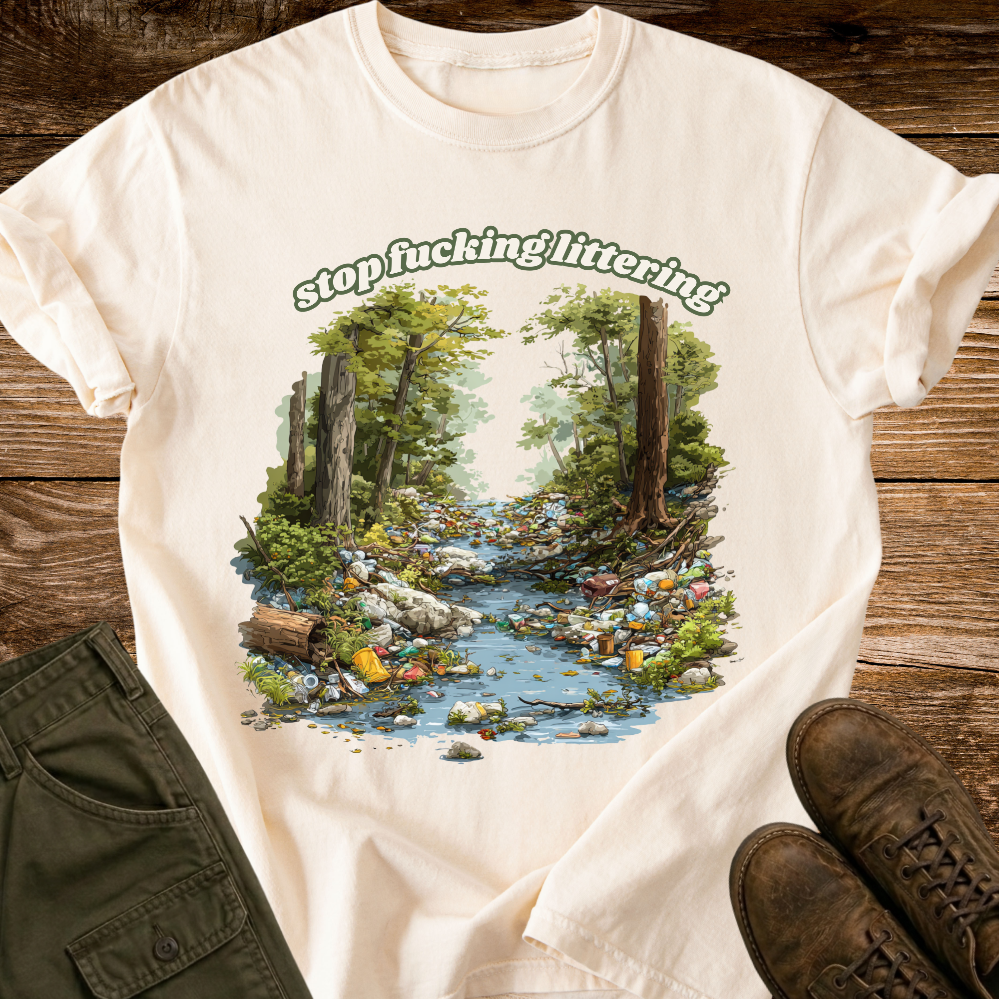 Stop Fucking Littering T-shirt