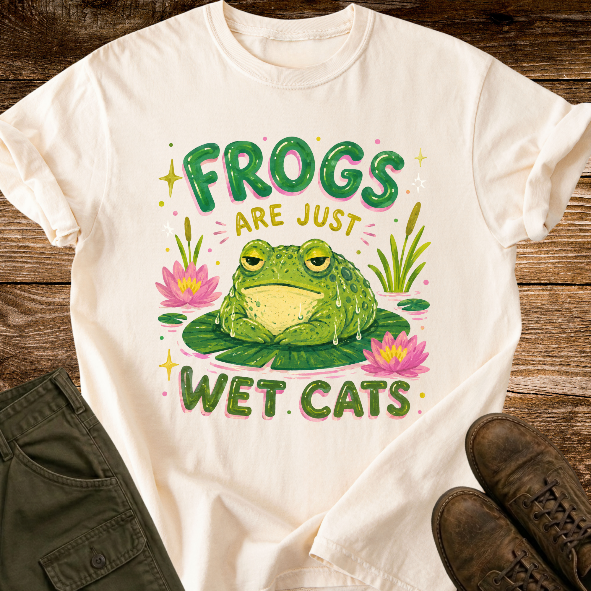 Frogs Are Just Wet Cats T-shirt