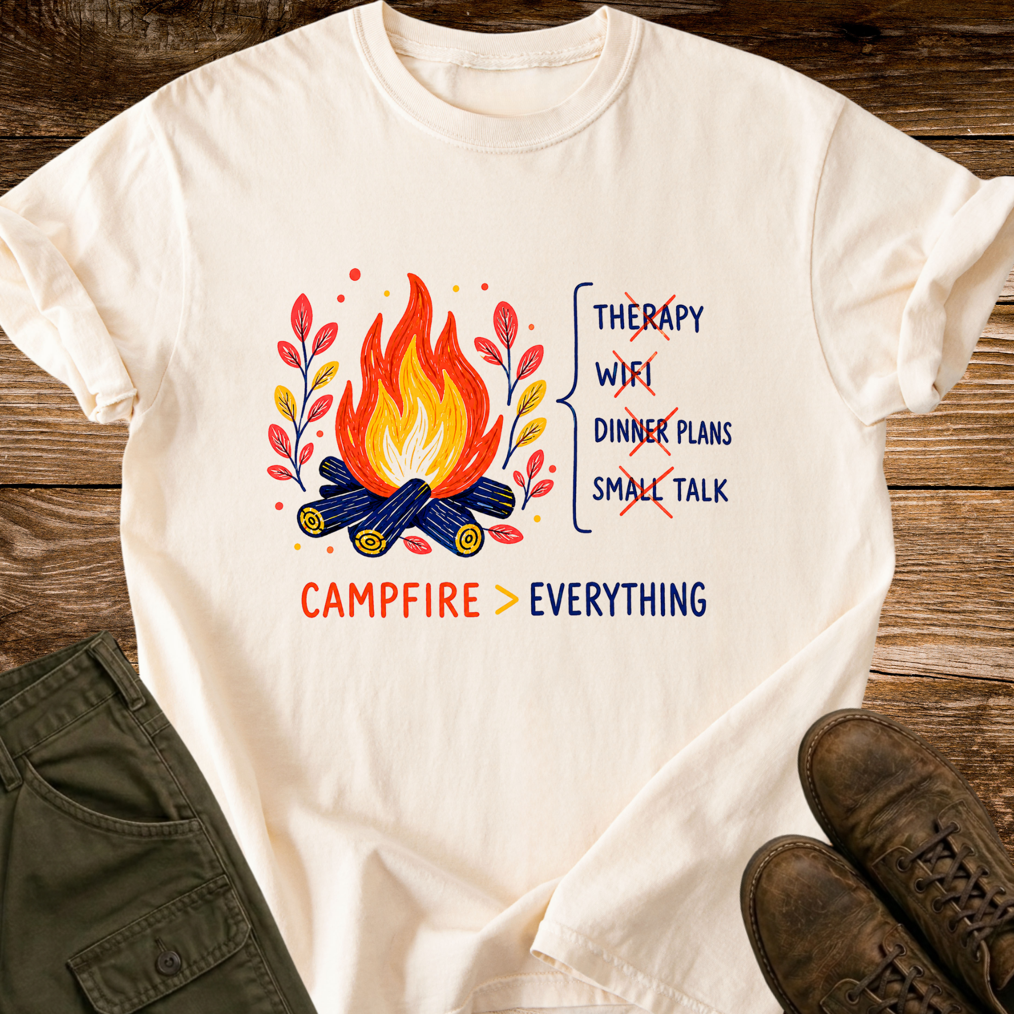 Campfire Over Everything T-shirt