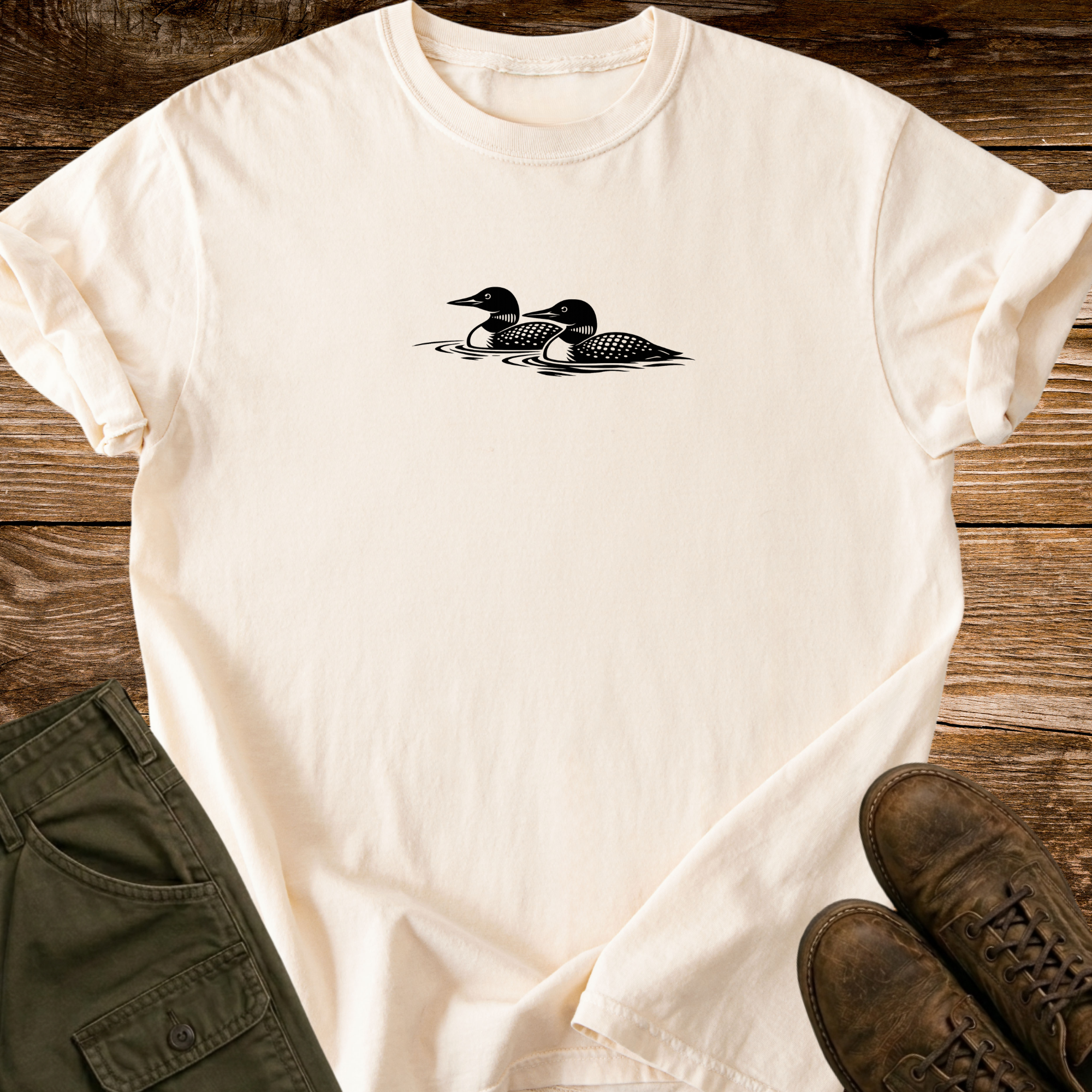 Simple Loon Duo T-shirt