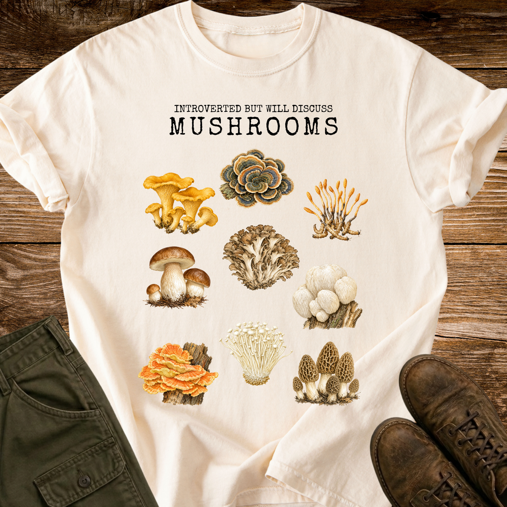 Will Discuss Mushrooms T-Shirt