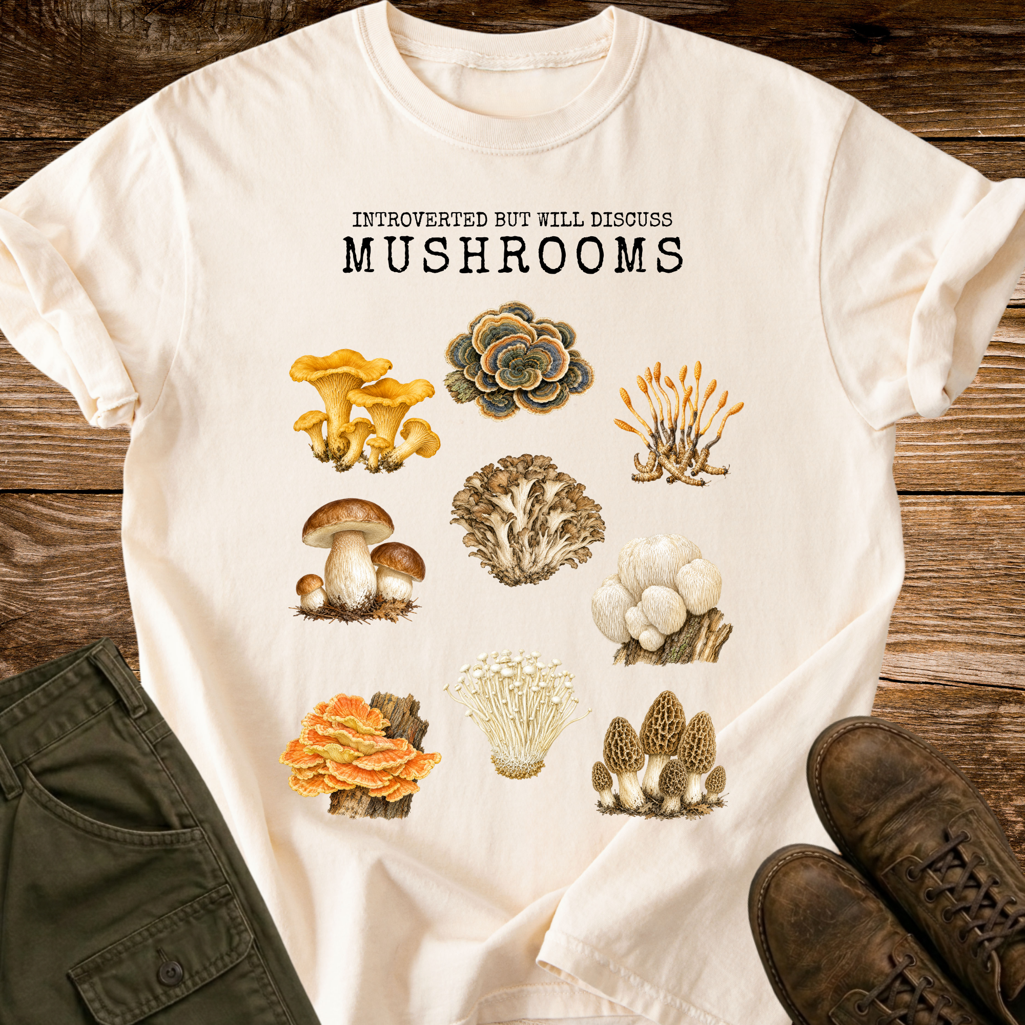 Will Discuss Mushrooms T-Shirt