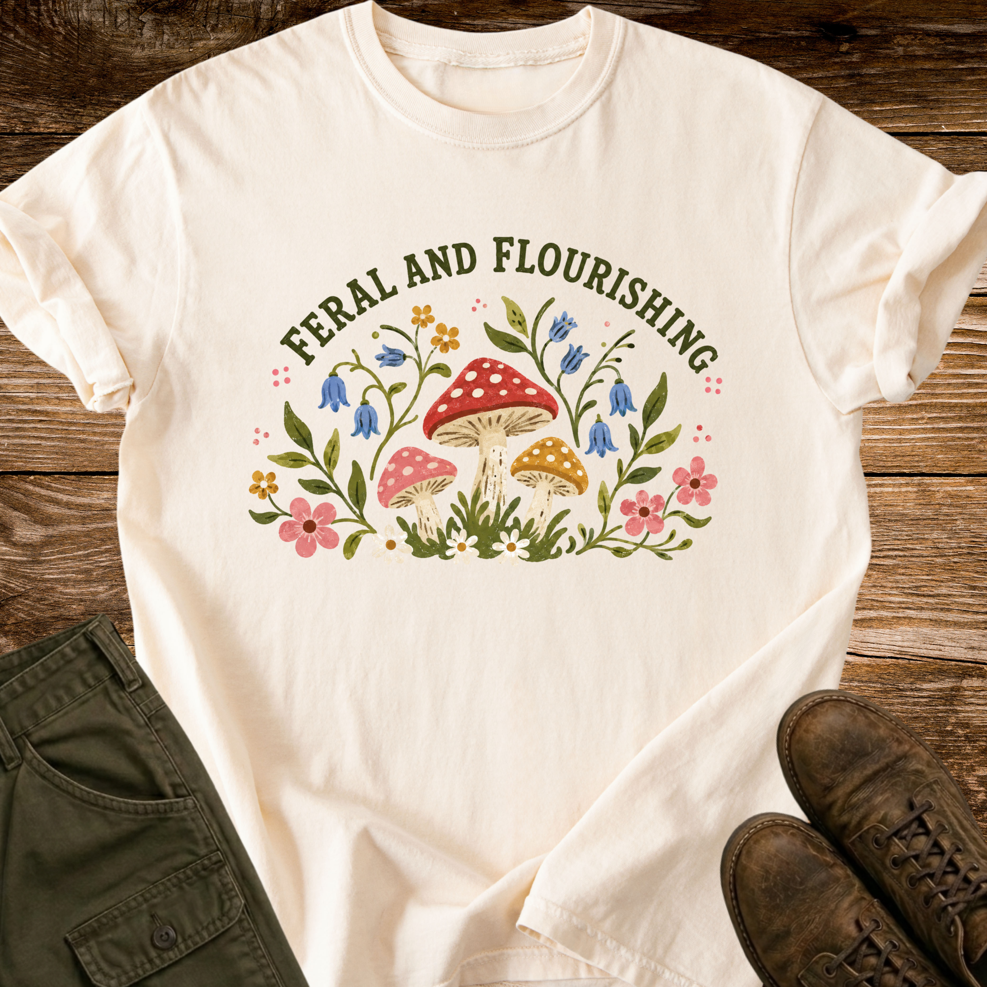 Feral and Flourishing T-shirt