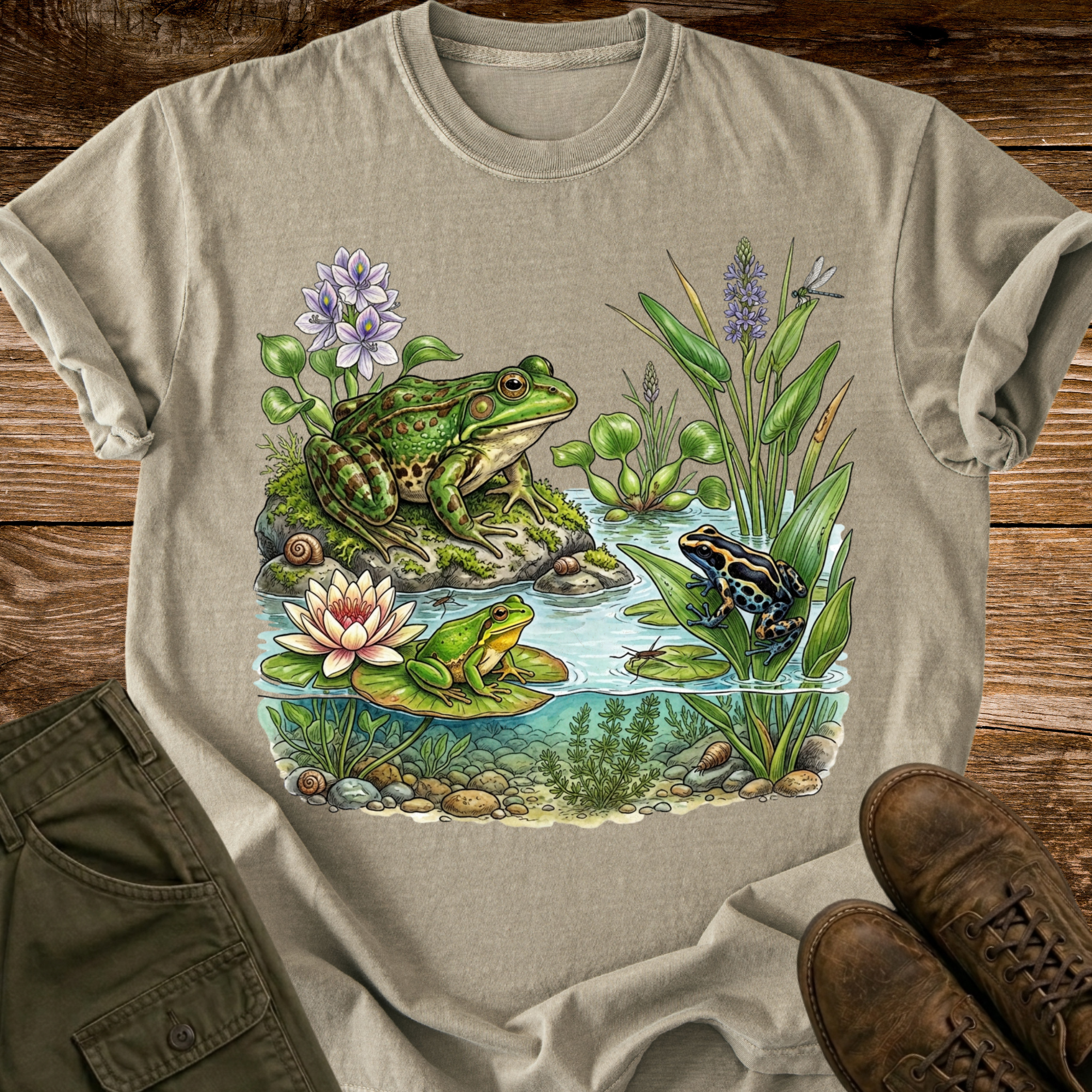 Frog Pond Distressed T-shirt