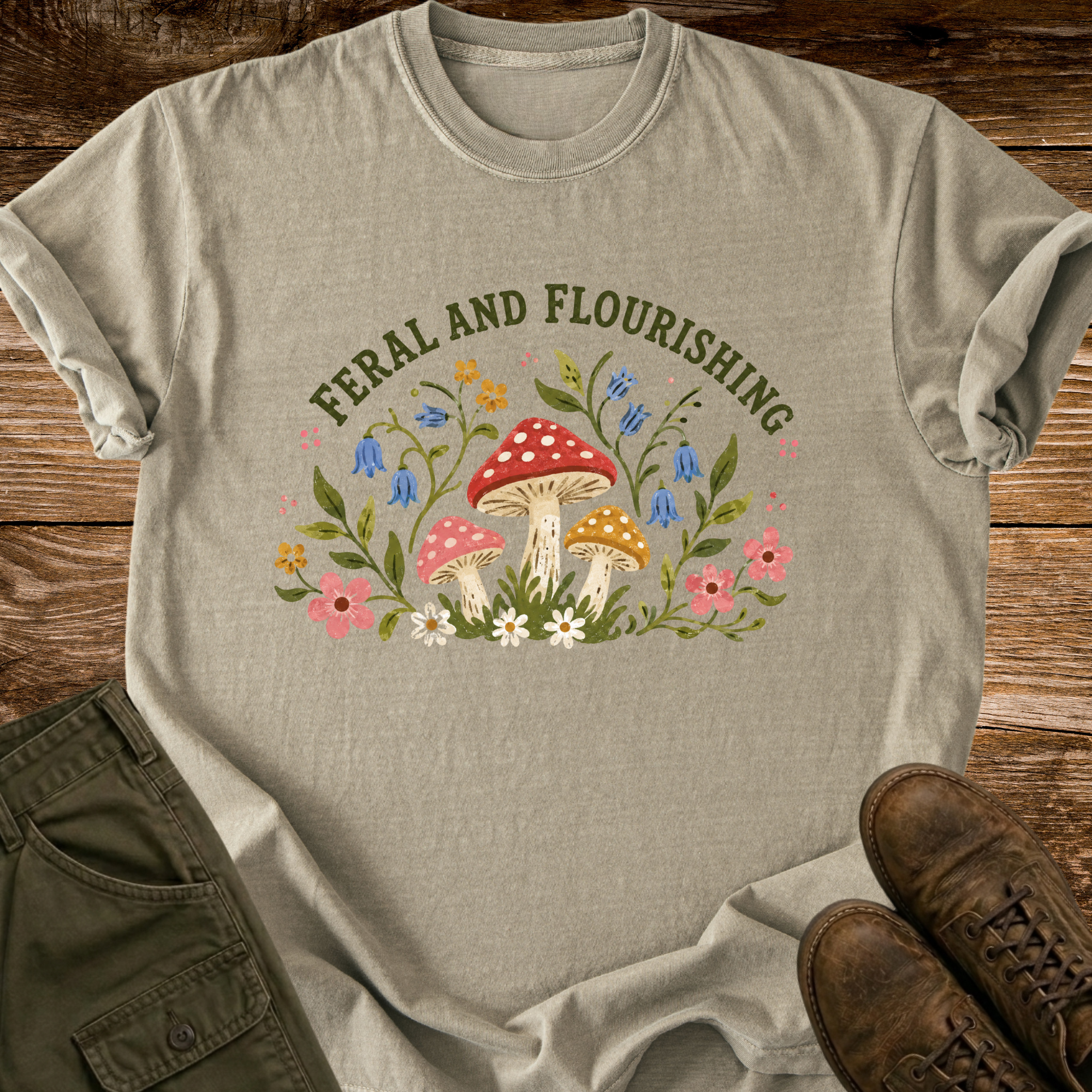 Feral and Flourishing T-shirt