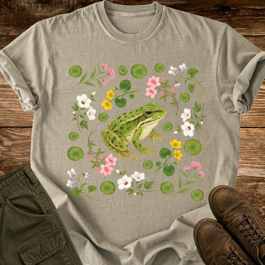 Frog in the Flowers T-shirt